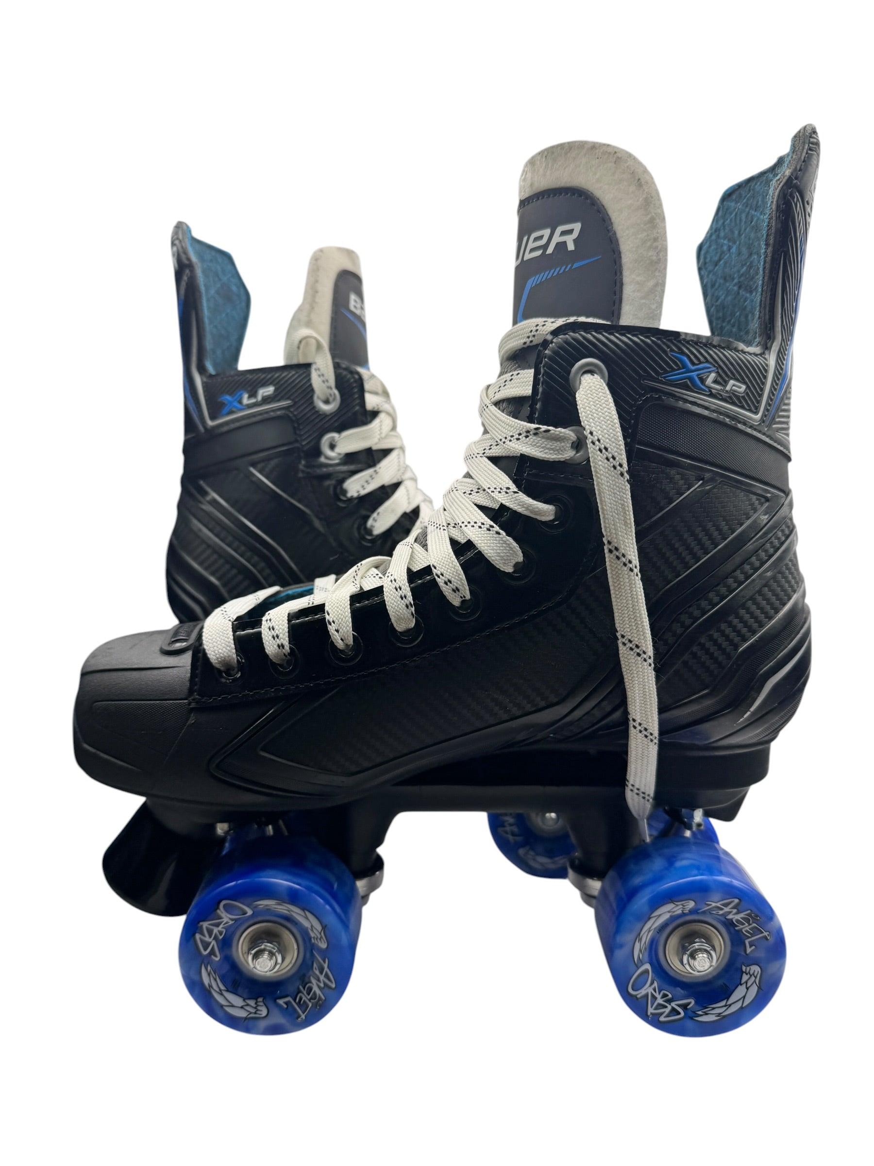 Renewed UK8.5 Bauer XLP quad Roller-skates full build