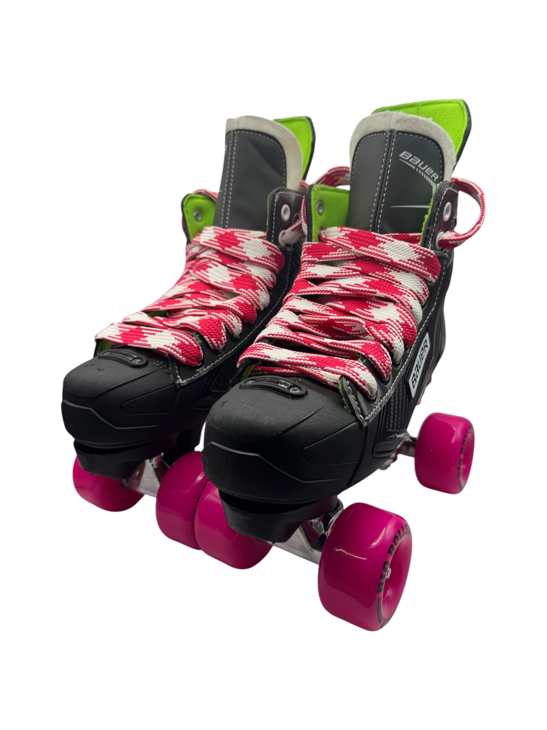 Renewed UK6.5 Bauer XLS quad Rollerskates fullbuild