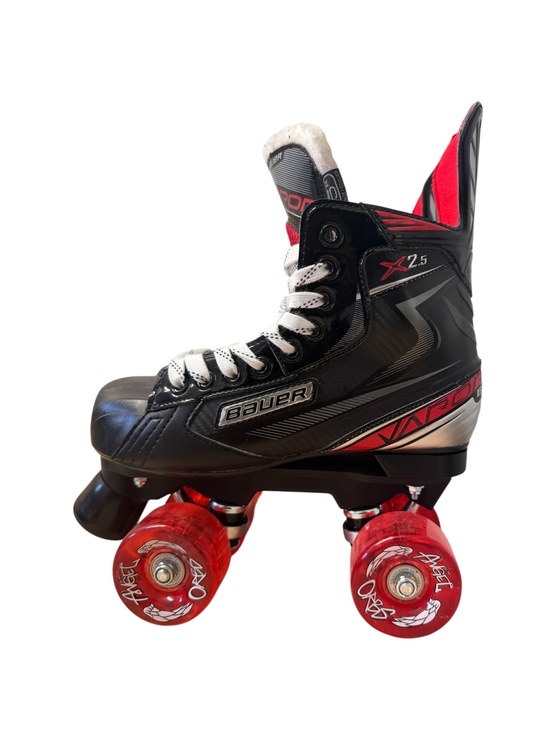 Renewed UK5.5Bauer vapour X2.5 quad Rollerskates fullbuild