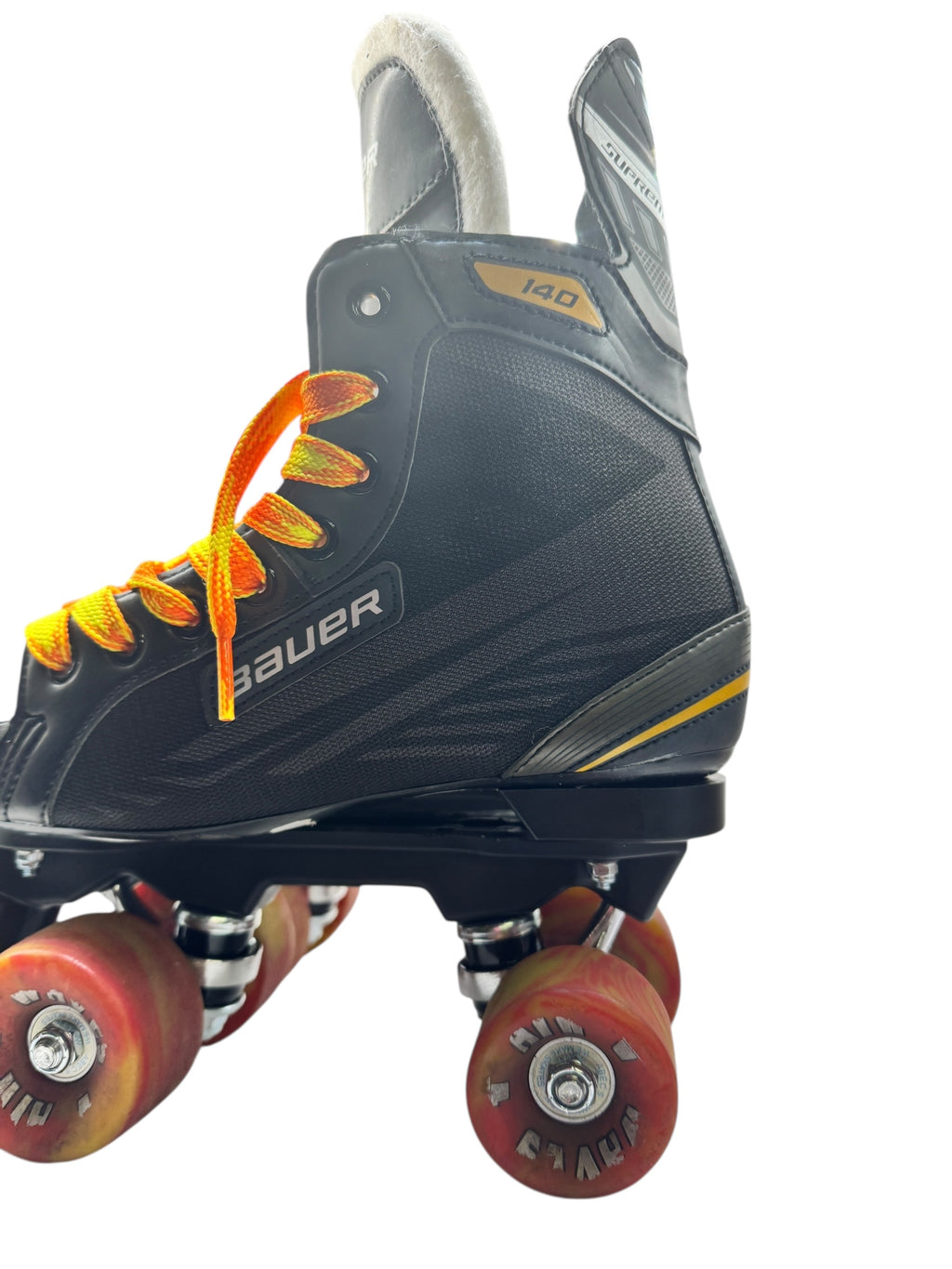 Renewed UK5 Bauer supreme 140 quad Rollerskates full build