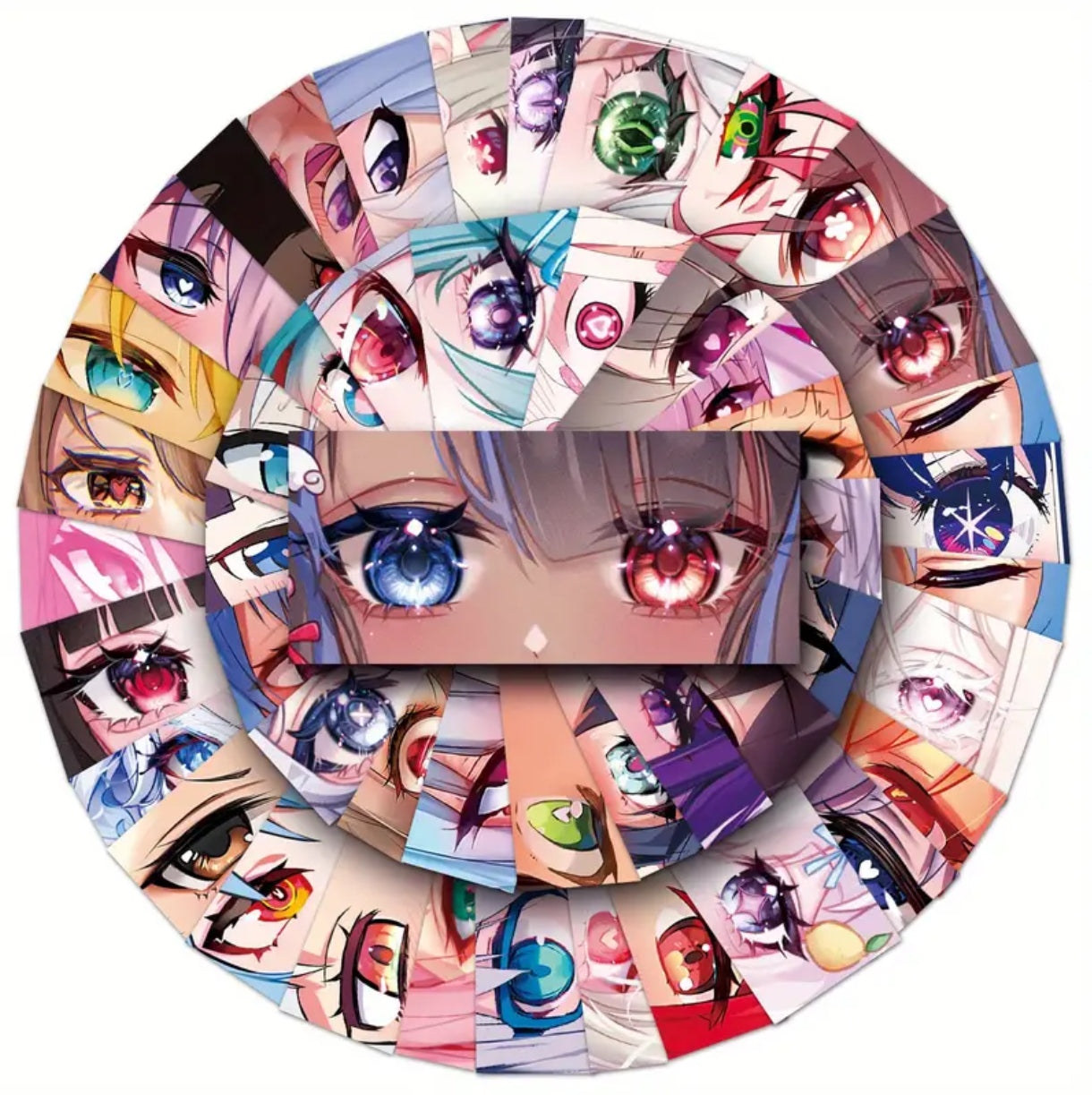 Vinyl Anime Eyes Stickers