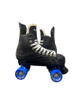Renewed UK10.5 Bauer Nexus 100 quad Rollerskates full build