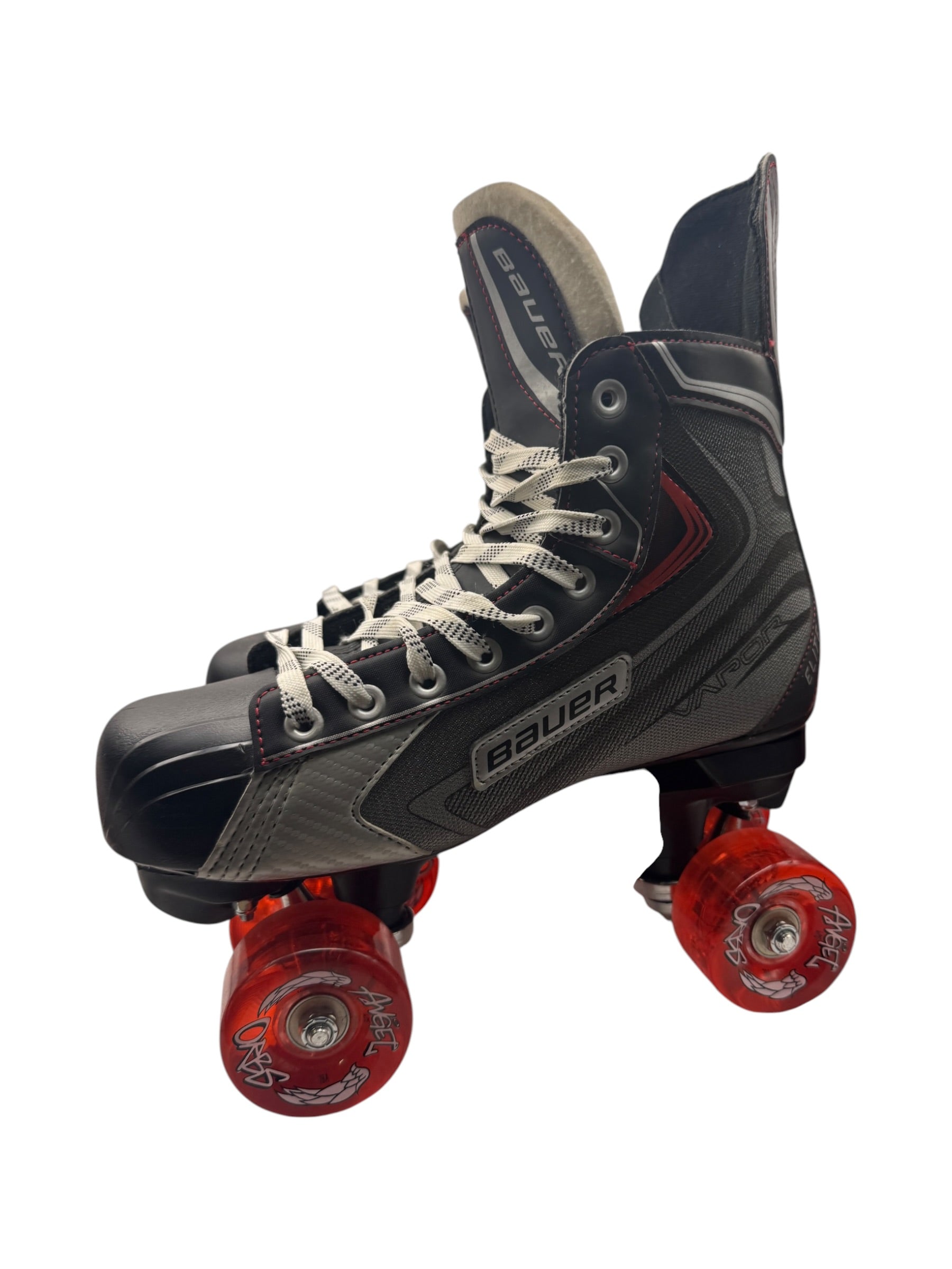 Renewed UK8.5 Bauer vapour elites quad Roller-skates full build
