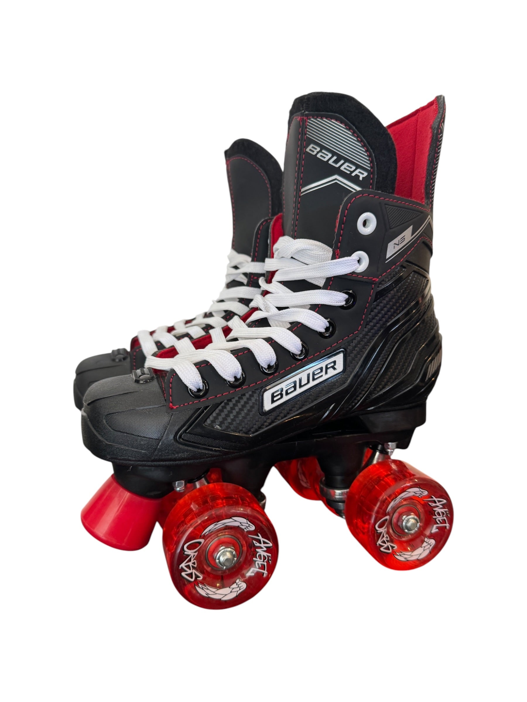Renewed UK3.5 Bauer NS quad Roller-skates full build