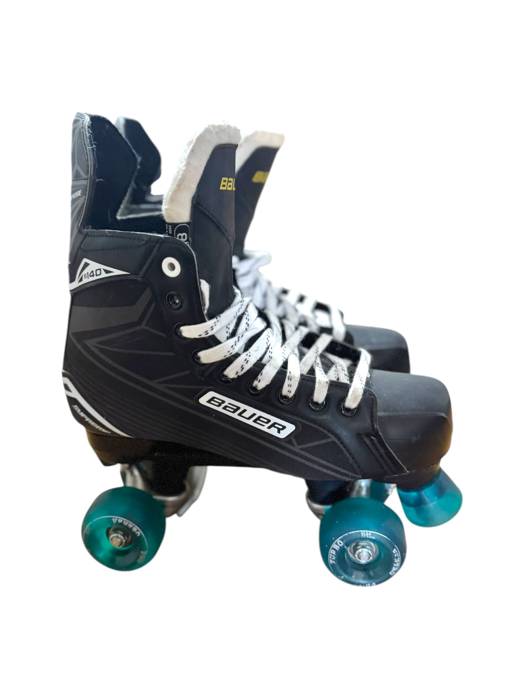 Renewed UK8 Bauer supreme s140 quad Rollerskates full build