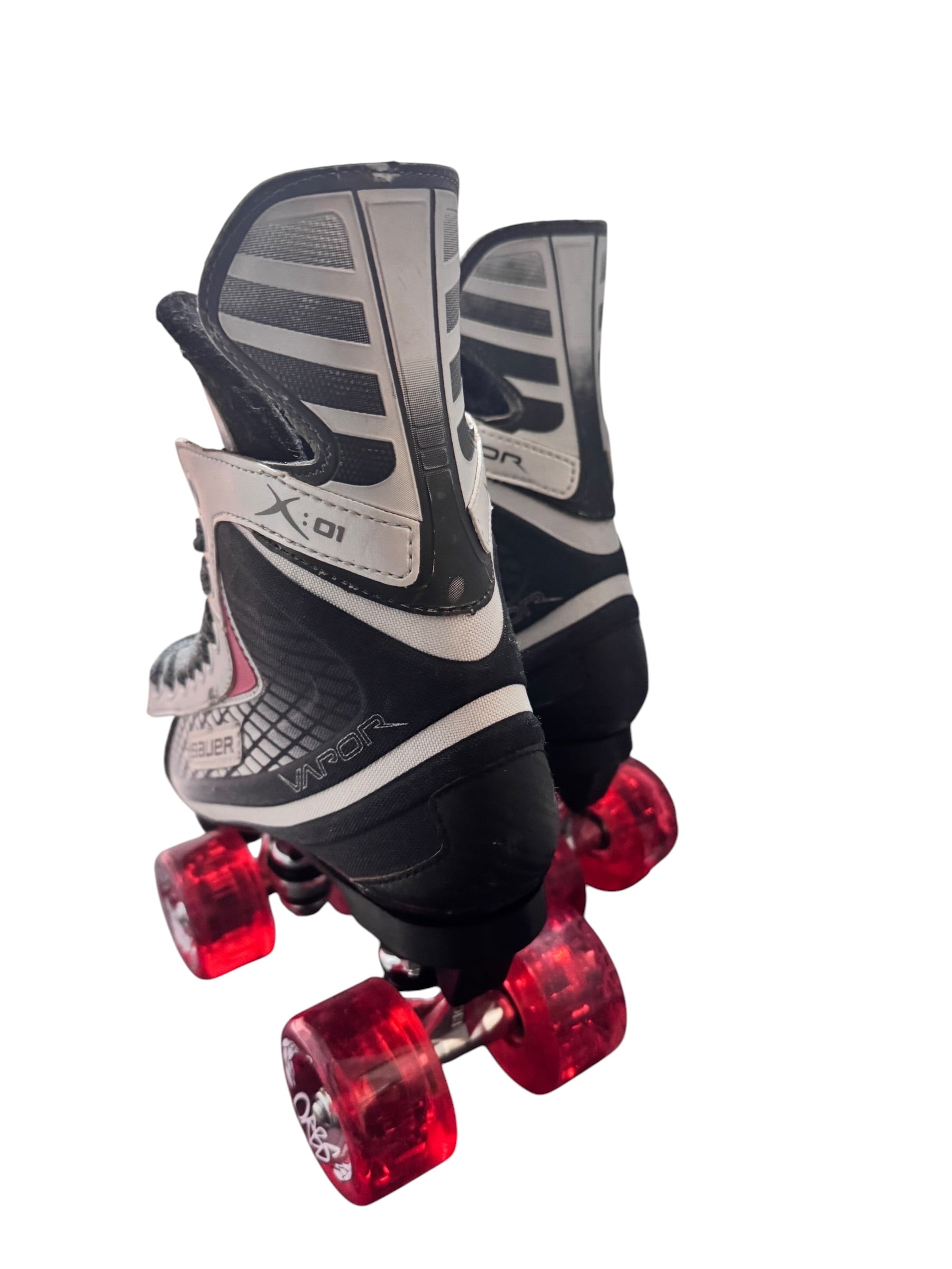 Renewed UK6.5 Bauer X:01 quad Rollerskates fullbuild