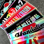Reflective JDM Turning stickers Mix and Match (4- Pack)