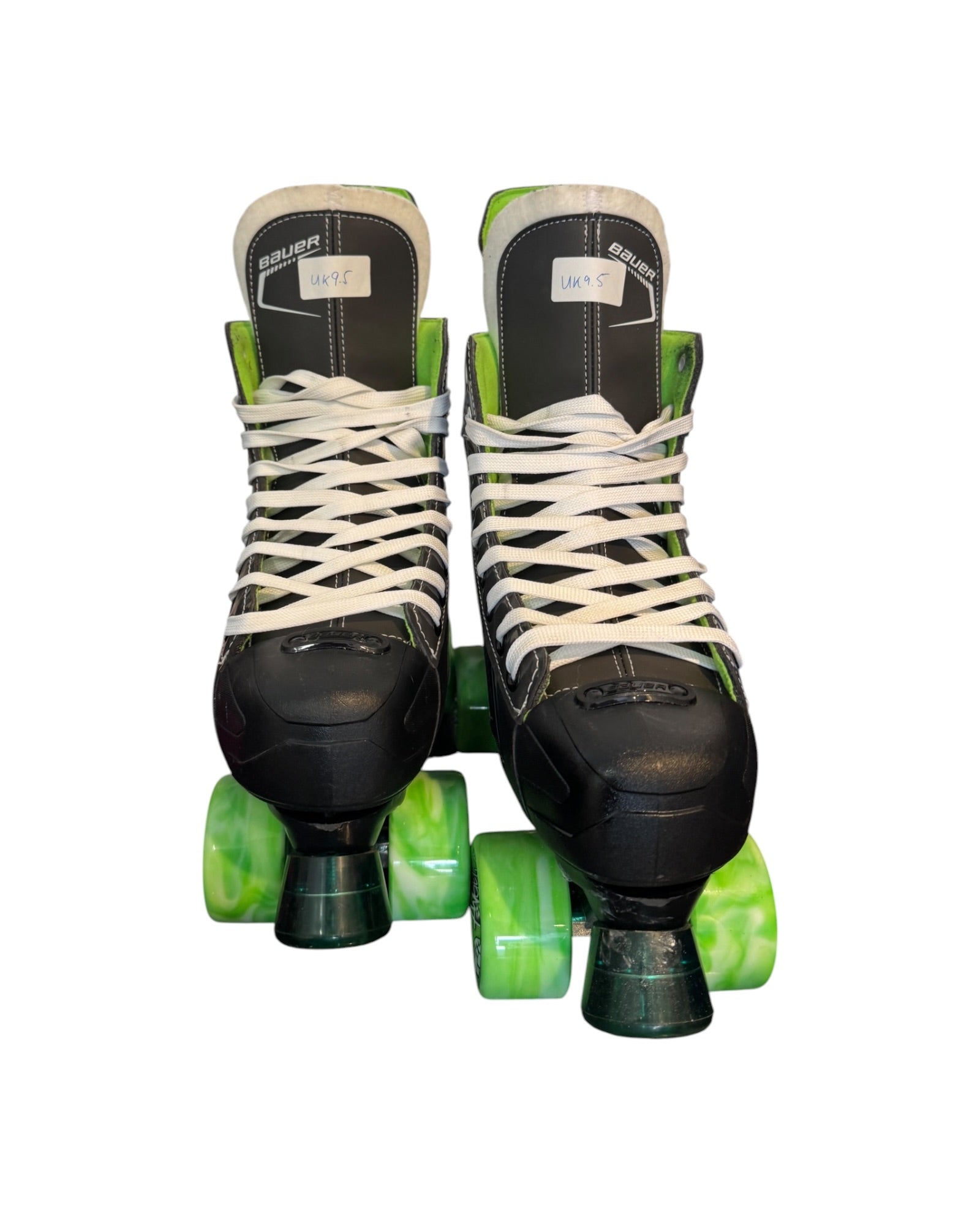 Renewed UK9.5 Bauer XLS quad Roller-skates full build