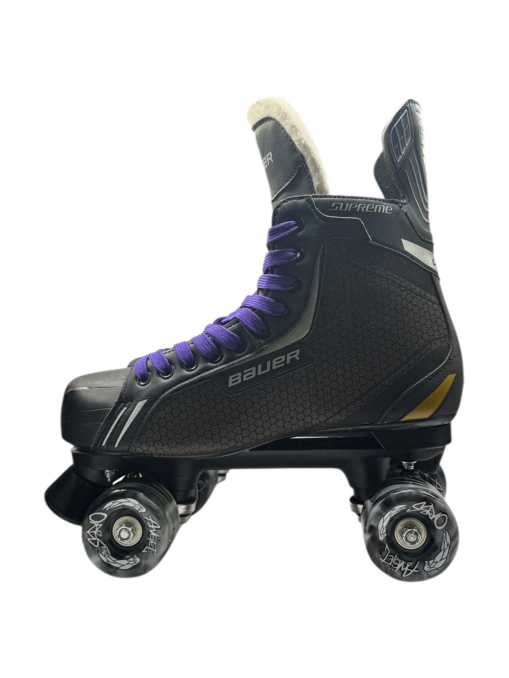 UK11 Bauer One.4 quad Rollerskates full build