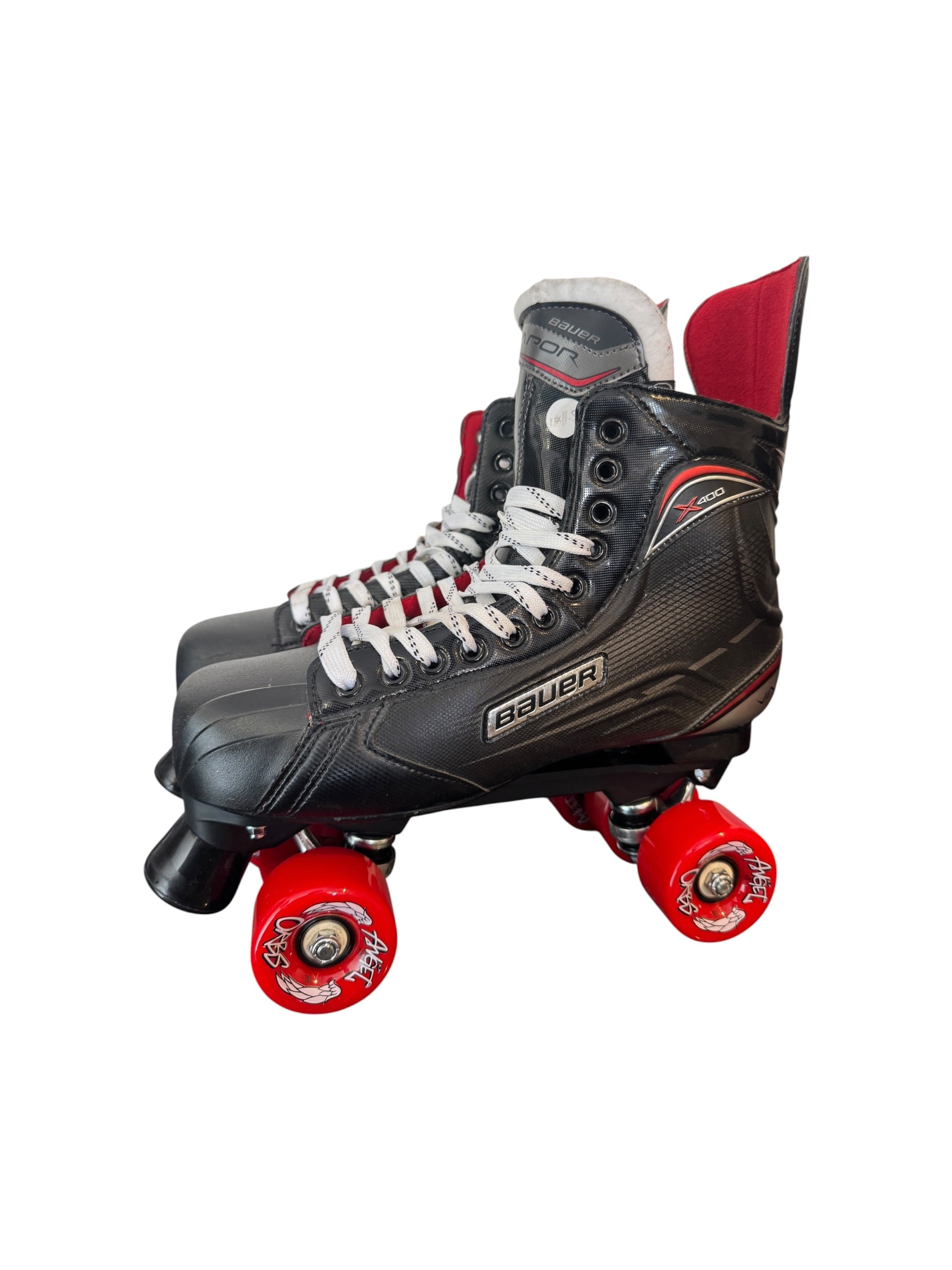 Renewed UK11.5 Bauer vapour X400 quad Roller-skates full build