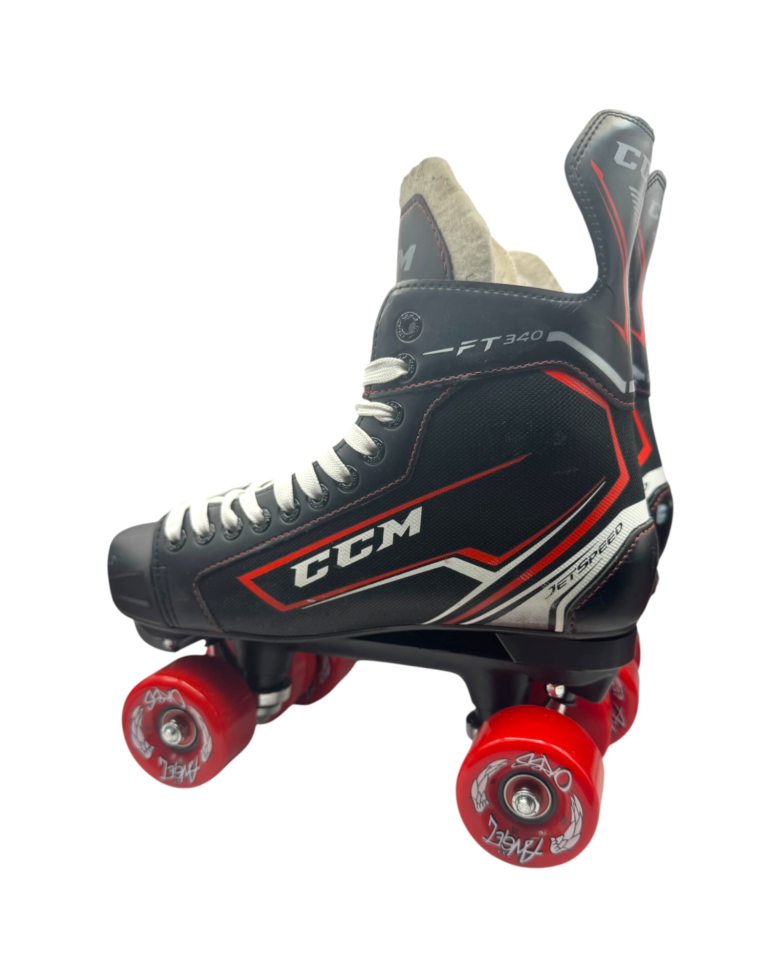 UK10 FT340 CCM Quad Roller Skates Fullbuild