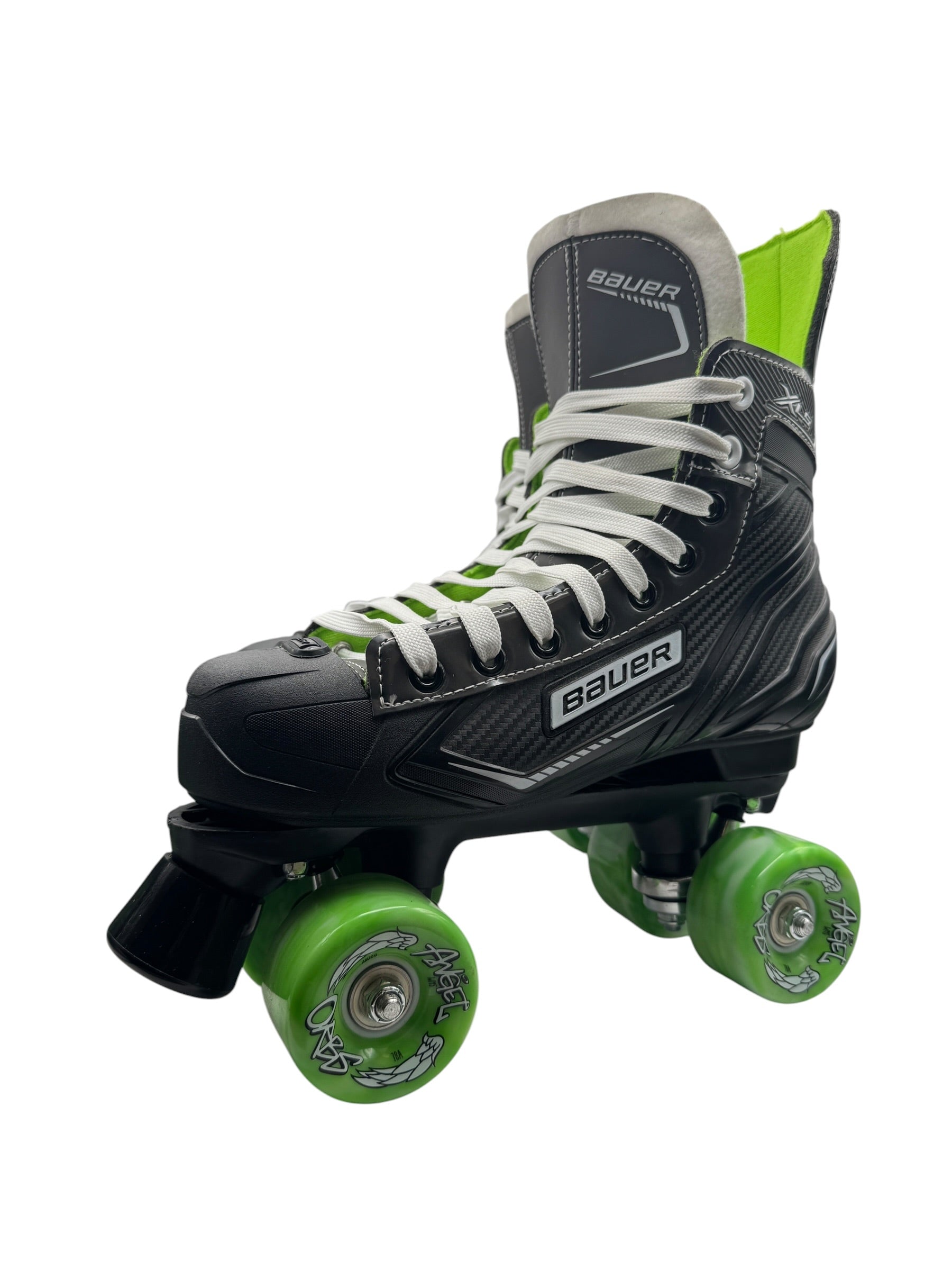 Renewed UK7.5 Bauer XLS quad Roller-skates full build