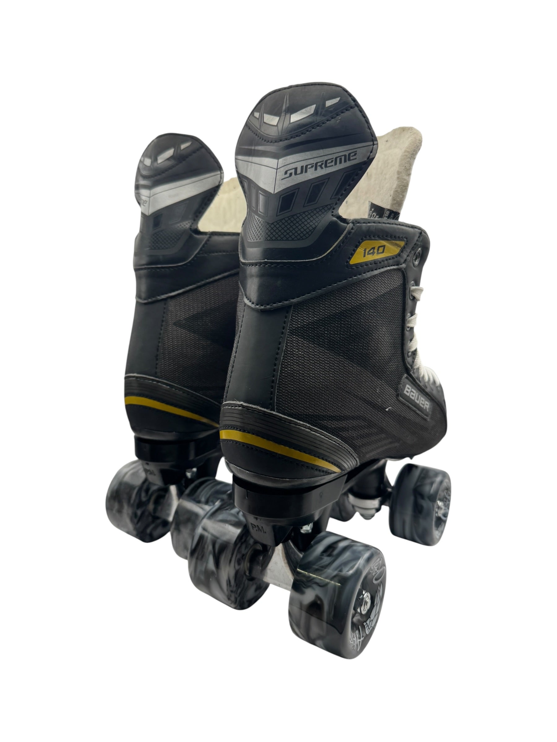 Renewed UK7.5 Bauer supreme s140 quad Rollerskates fullbuild