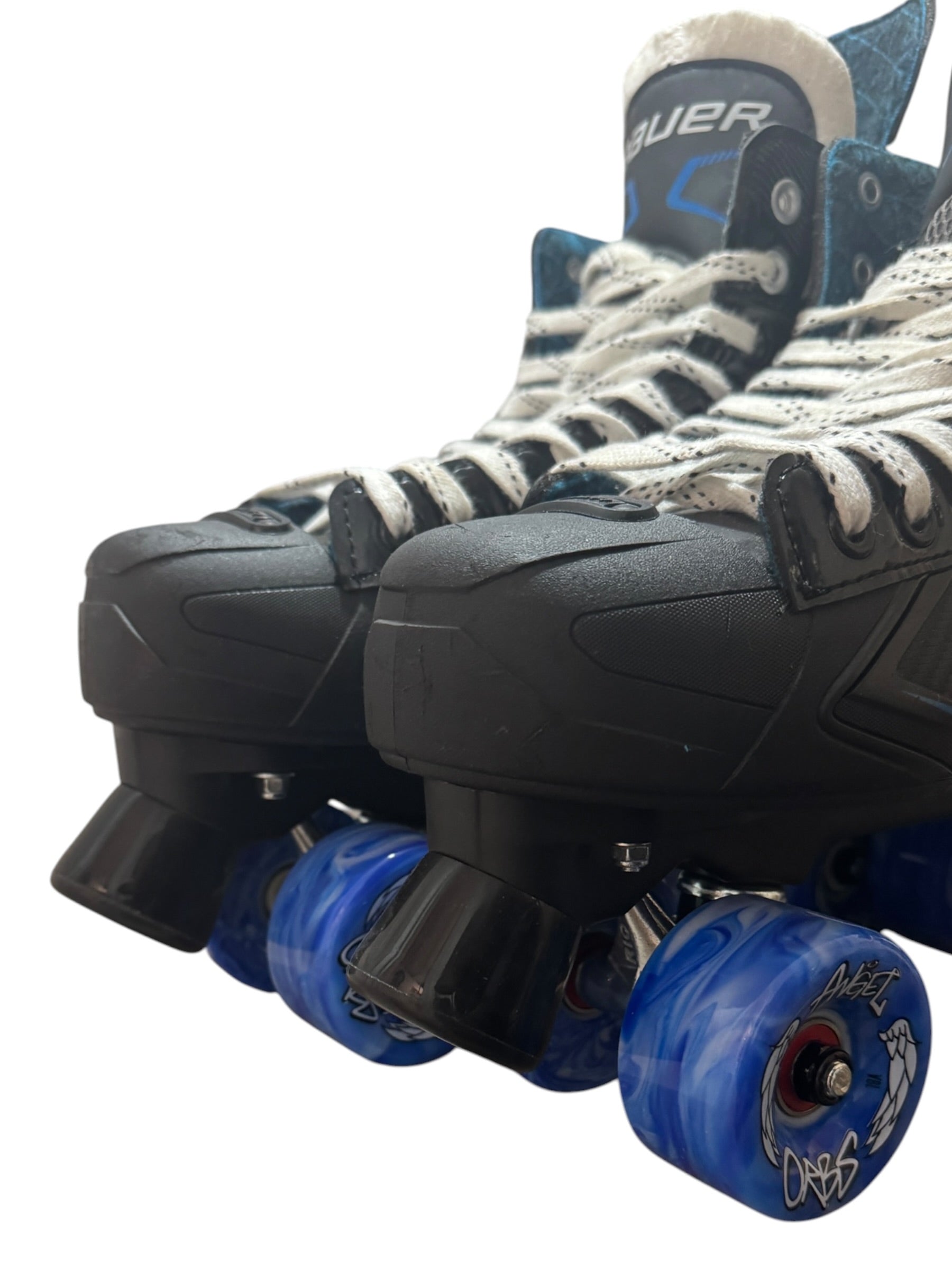 Renewed UK10.5 Bauer NS quad Rollerskates full build