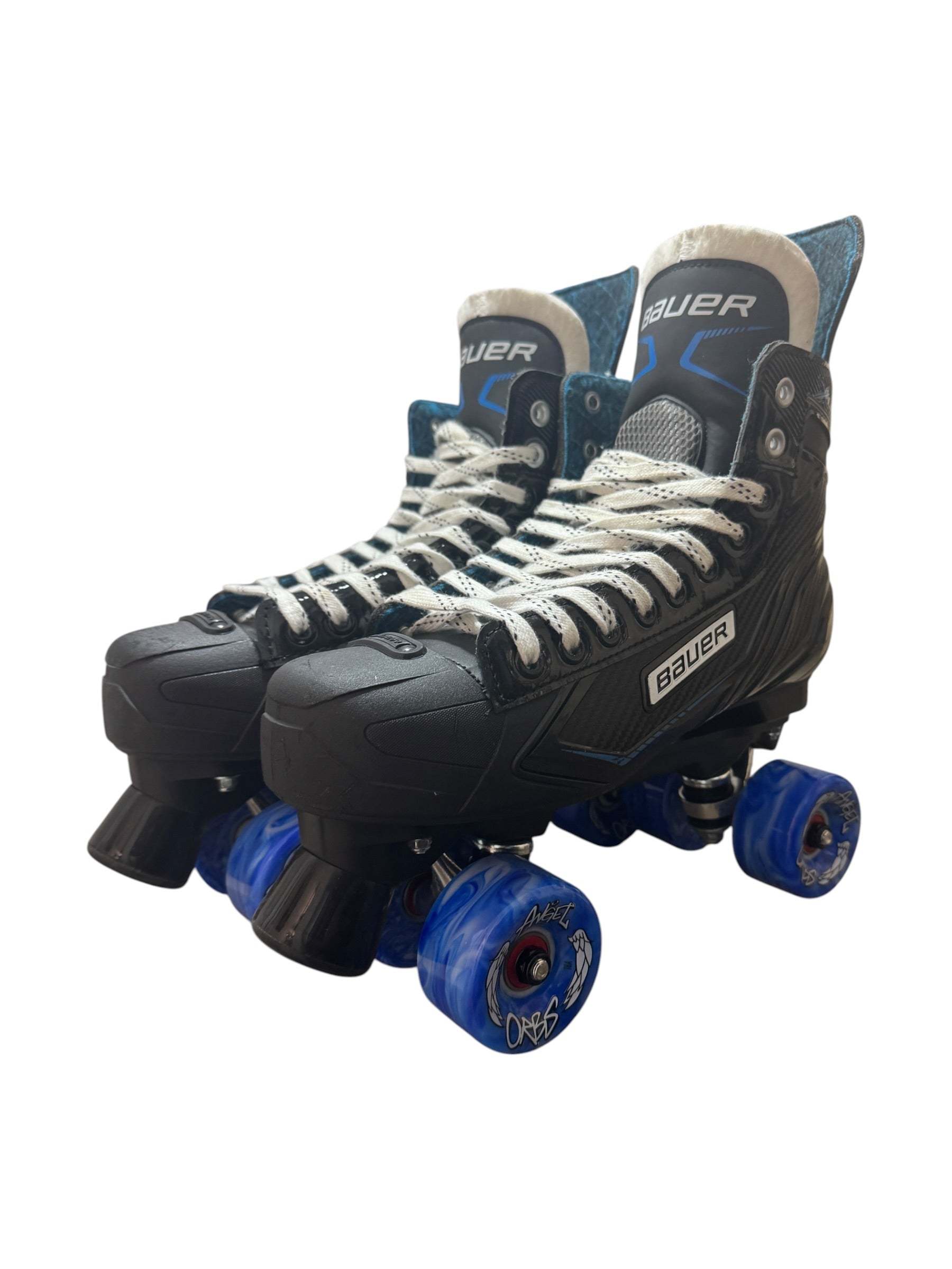 Renewed UK10.5 Bauer NS quad Rollerskates full build