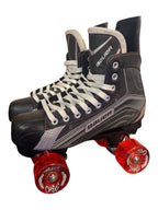 Renewed UK8.5 Bauer X200 quad Roller-skates full build