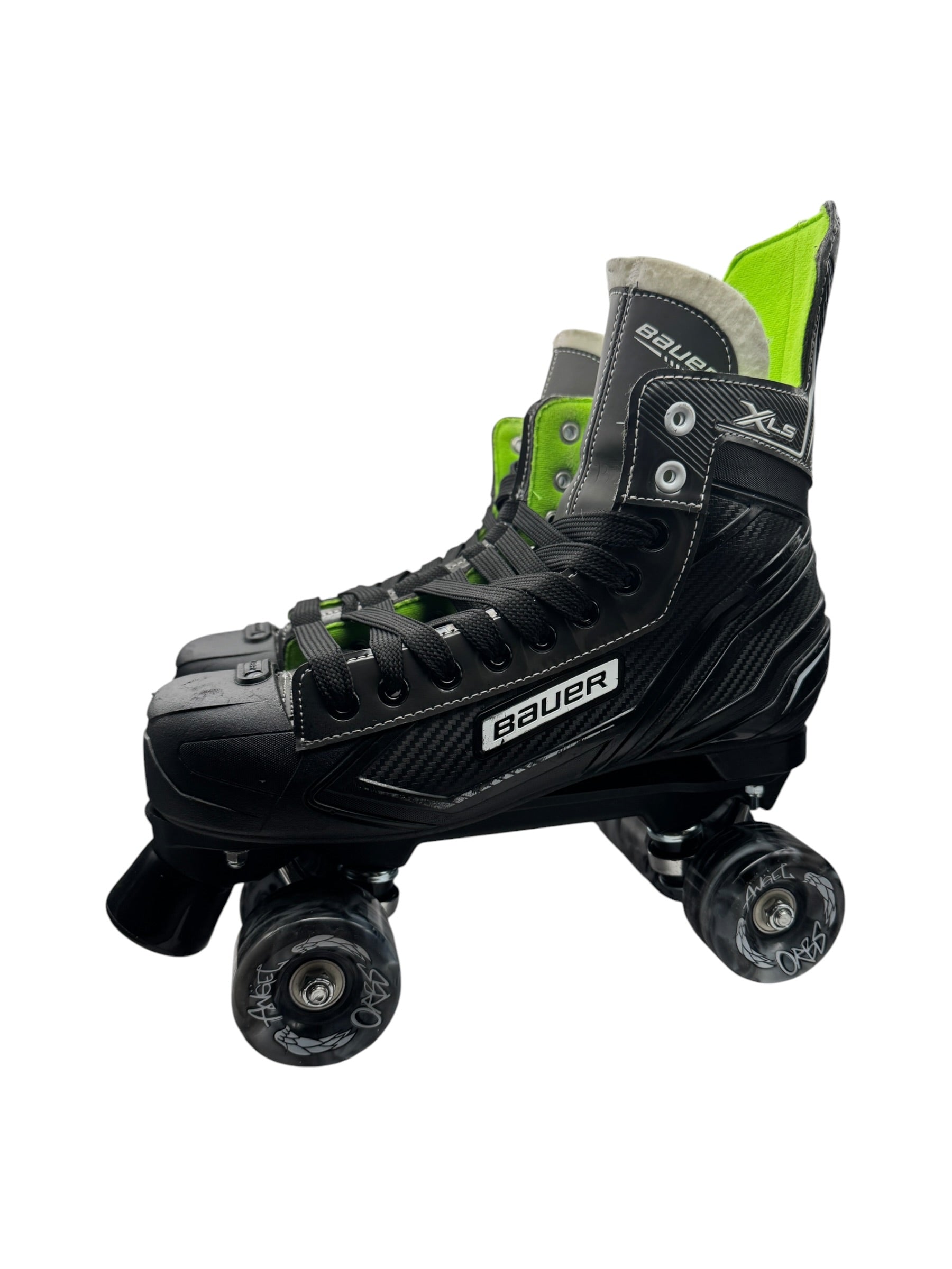 Renewed UK10.5 Bauer XLS quad Rollerskates full build