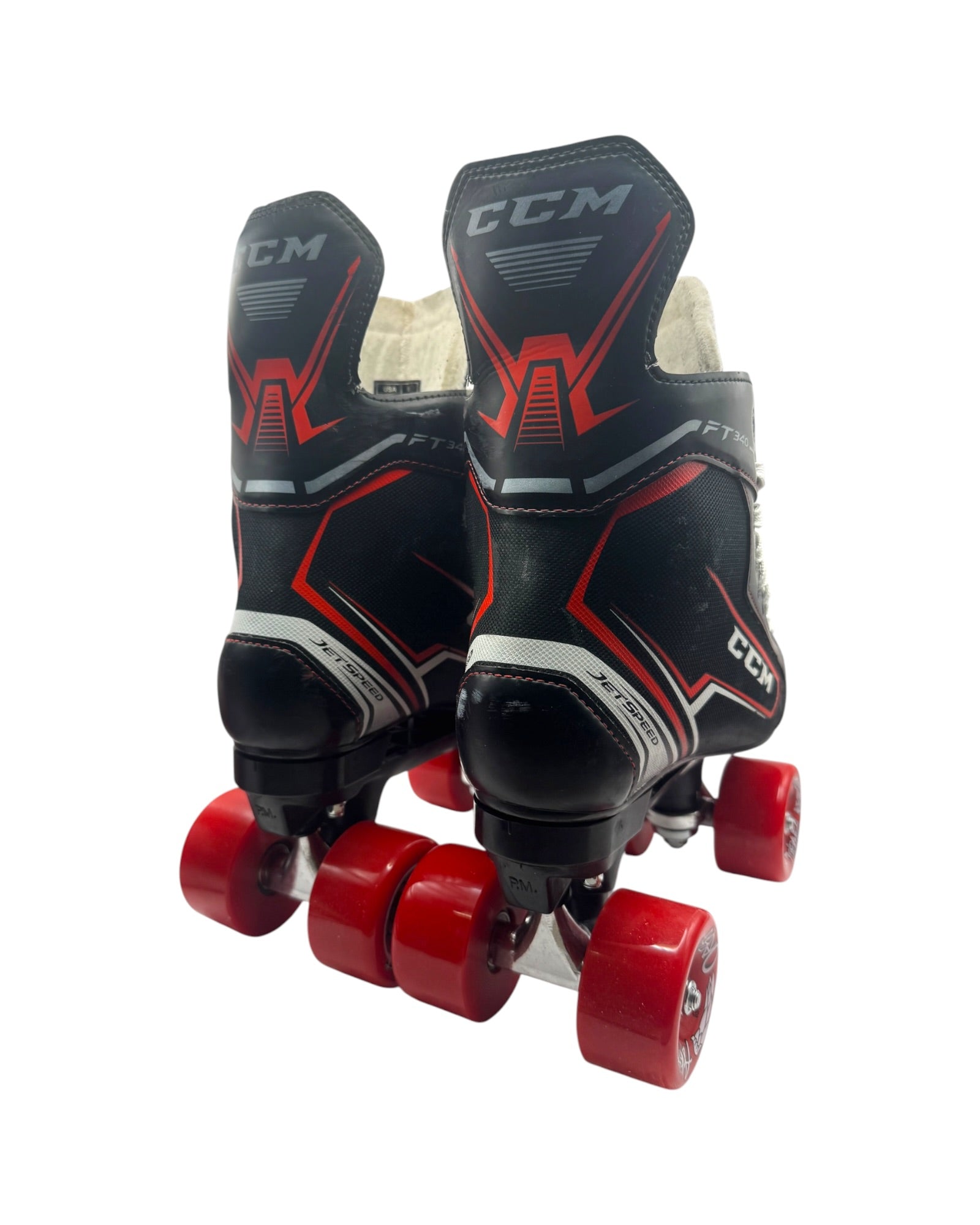 UK10 FT340 CCM Quad Roller Skates Fullbuild