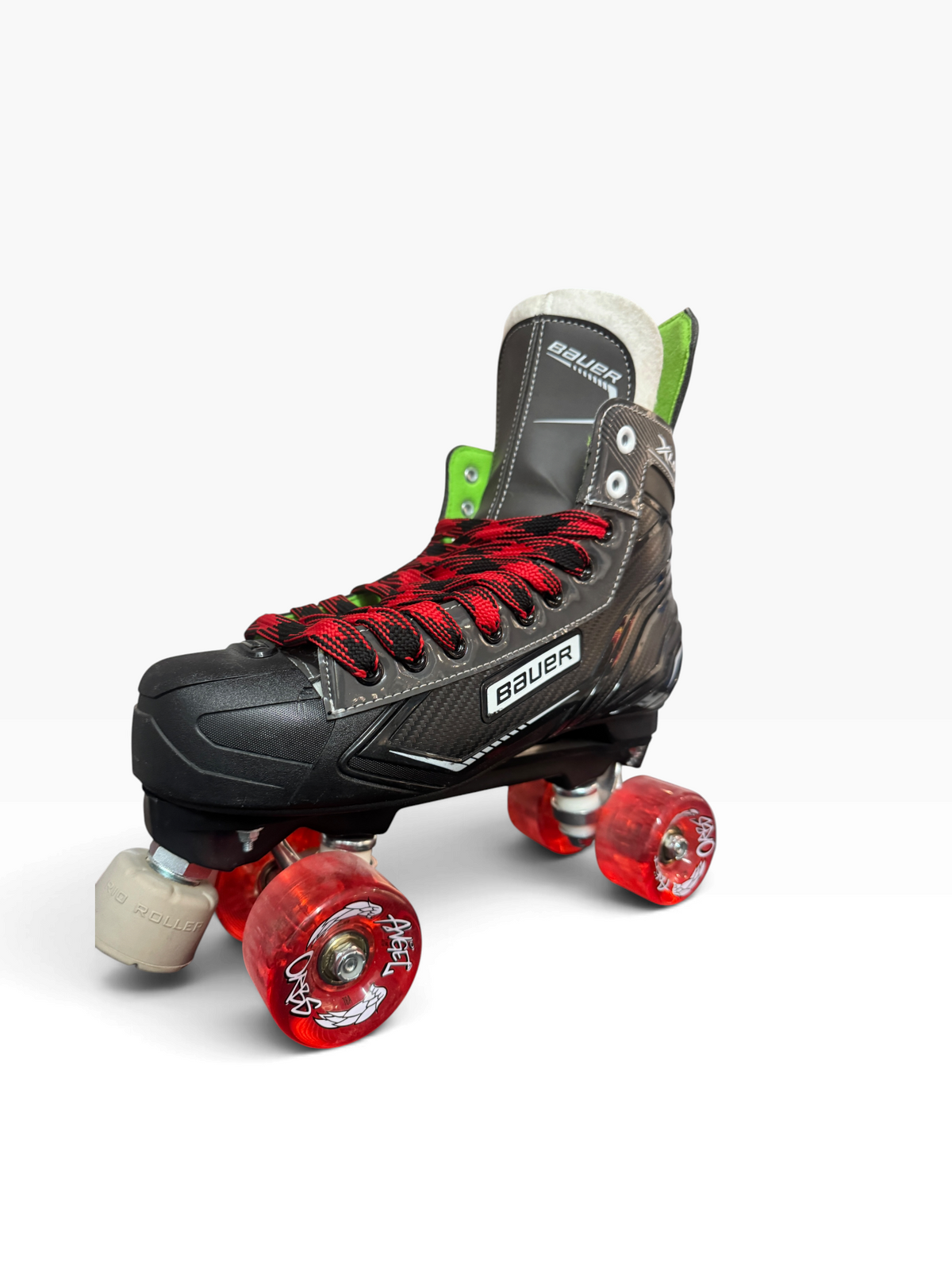 Renewed UK10.5 Bauer XLS quad Roller-skates full build