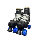 Renewed UK10.5 Bauer Nexus 100 quad Rollerskates full build