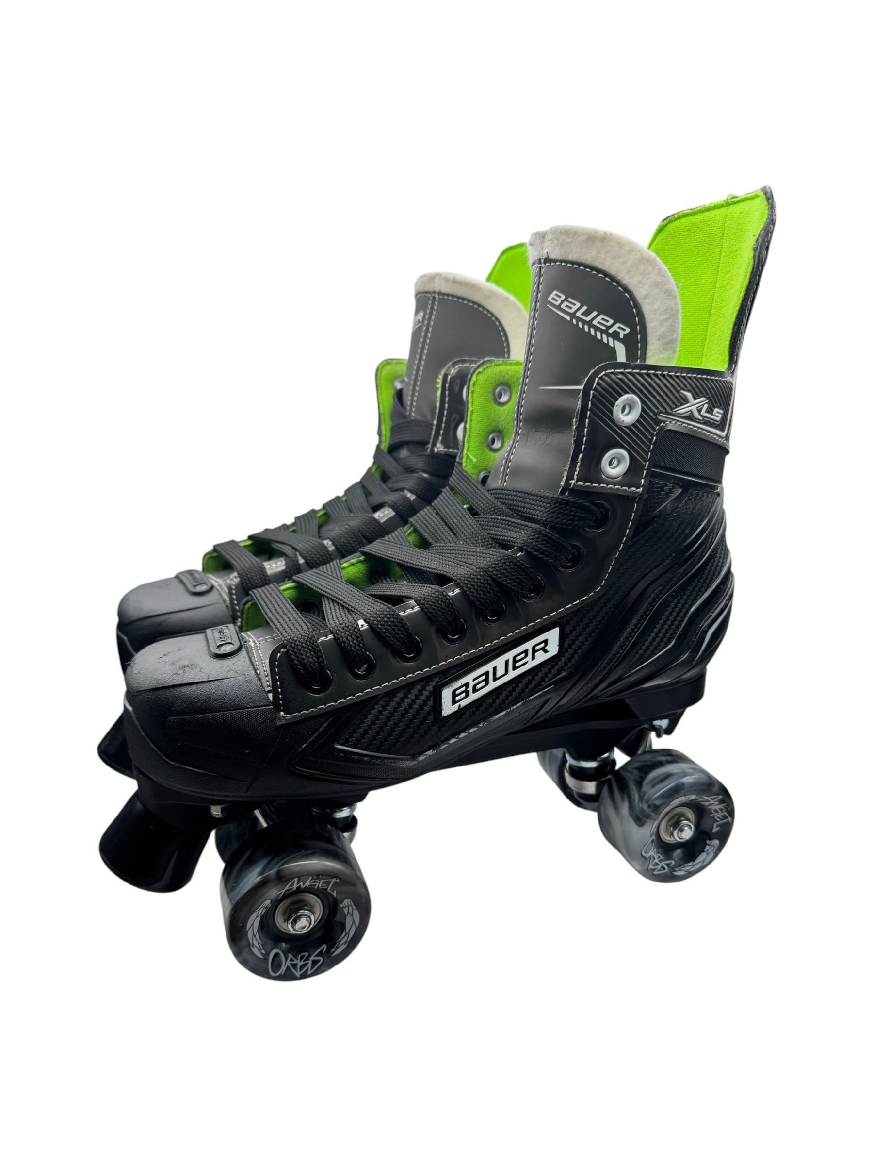 Renewed UK10.5 Bauer XLS quad Rollerskates full build