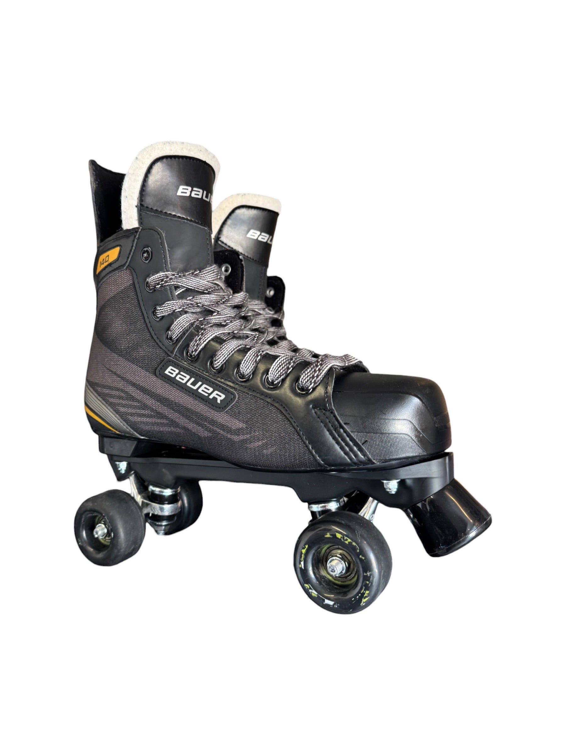 Renewed UK10.5 Bauer 140 quad Rollerskates full build