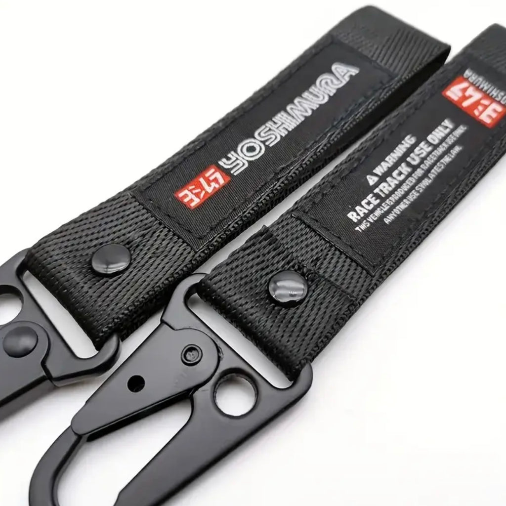Black Nylon Keychain Yoshimura