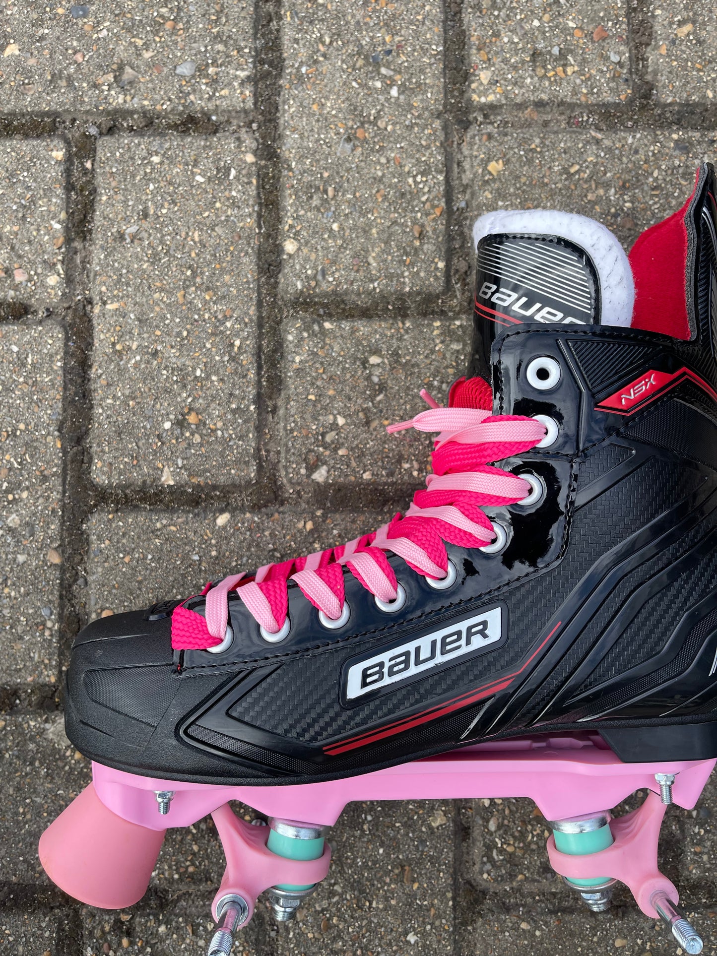 UK9 Bauer NSX Quad Roller skates Custom Built