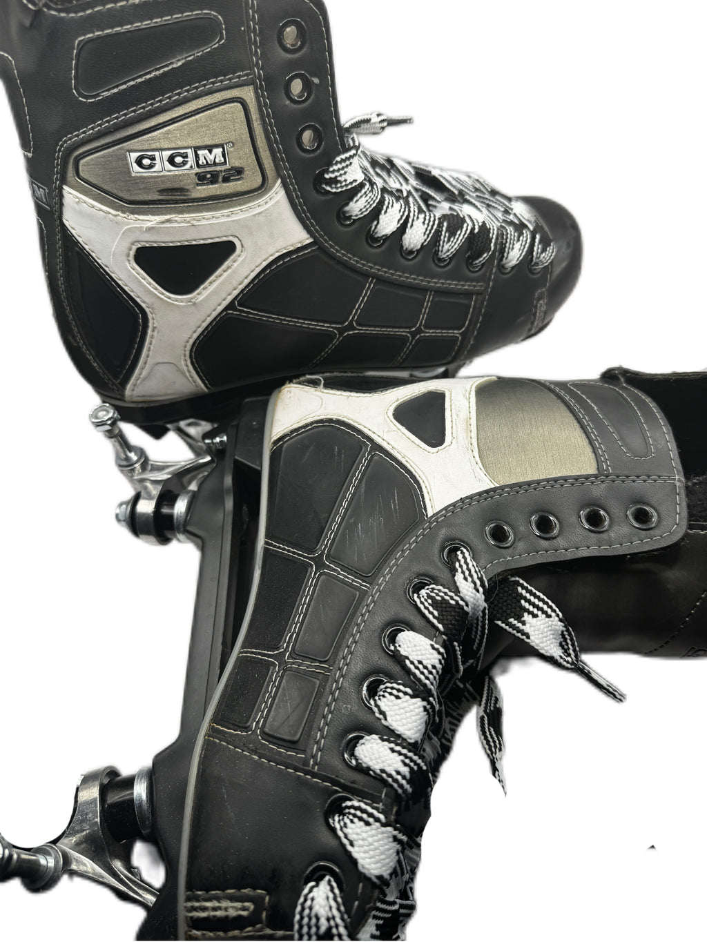UK10 CCM 92 NHL Quad Roller skates