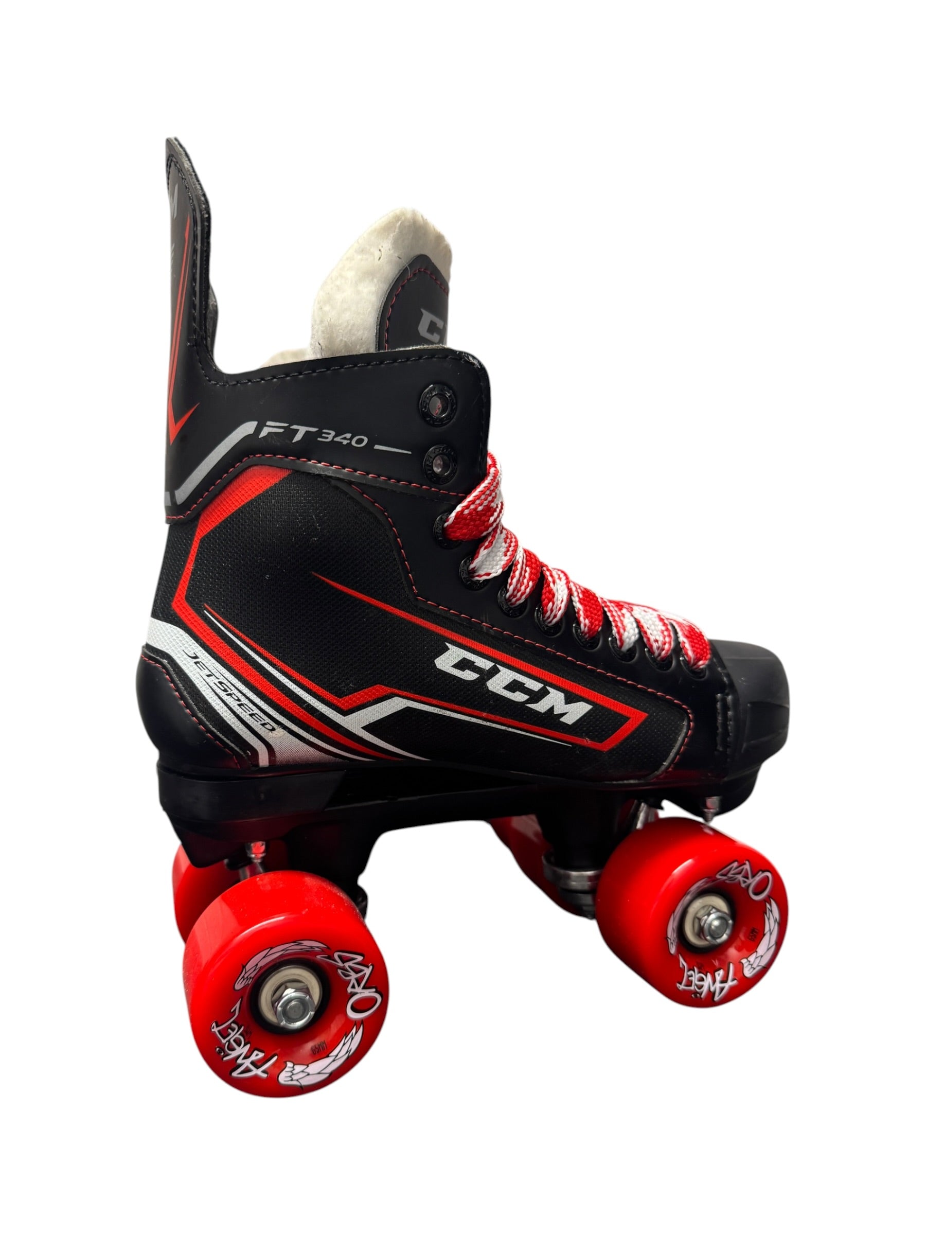 Renewed EU39 UK5.5 CCM FT 340 quad Rollerskates full build