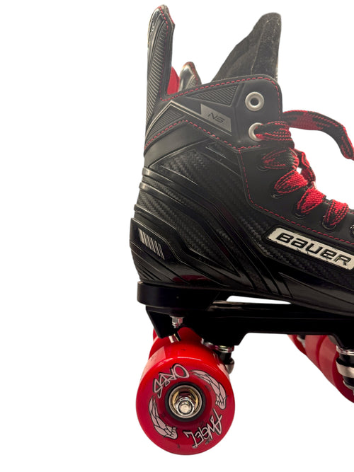 Bauer NS quad Rollerskates full build