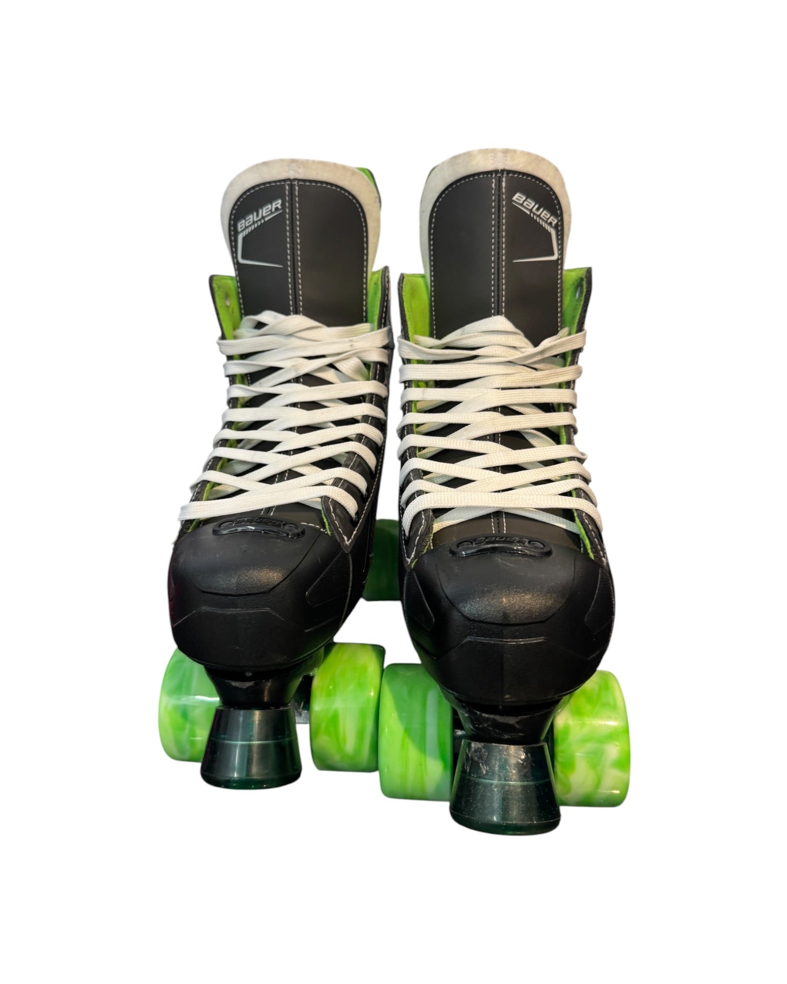 Renewed UK9.5 Bauer XLS quad Roller-skates full build