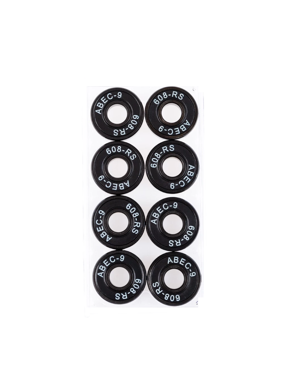 ABEC 9 Bearings - 8mm 16 PACK Black 908RS