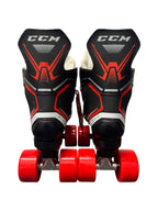 Renewed EU39 UK5.5 CCM FT 340 quad Rollerskates full build