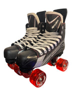 Renewed UK8.5 Bauer X200 quad Roller-skates full build