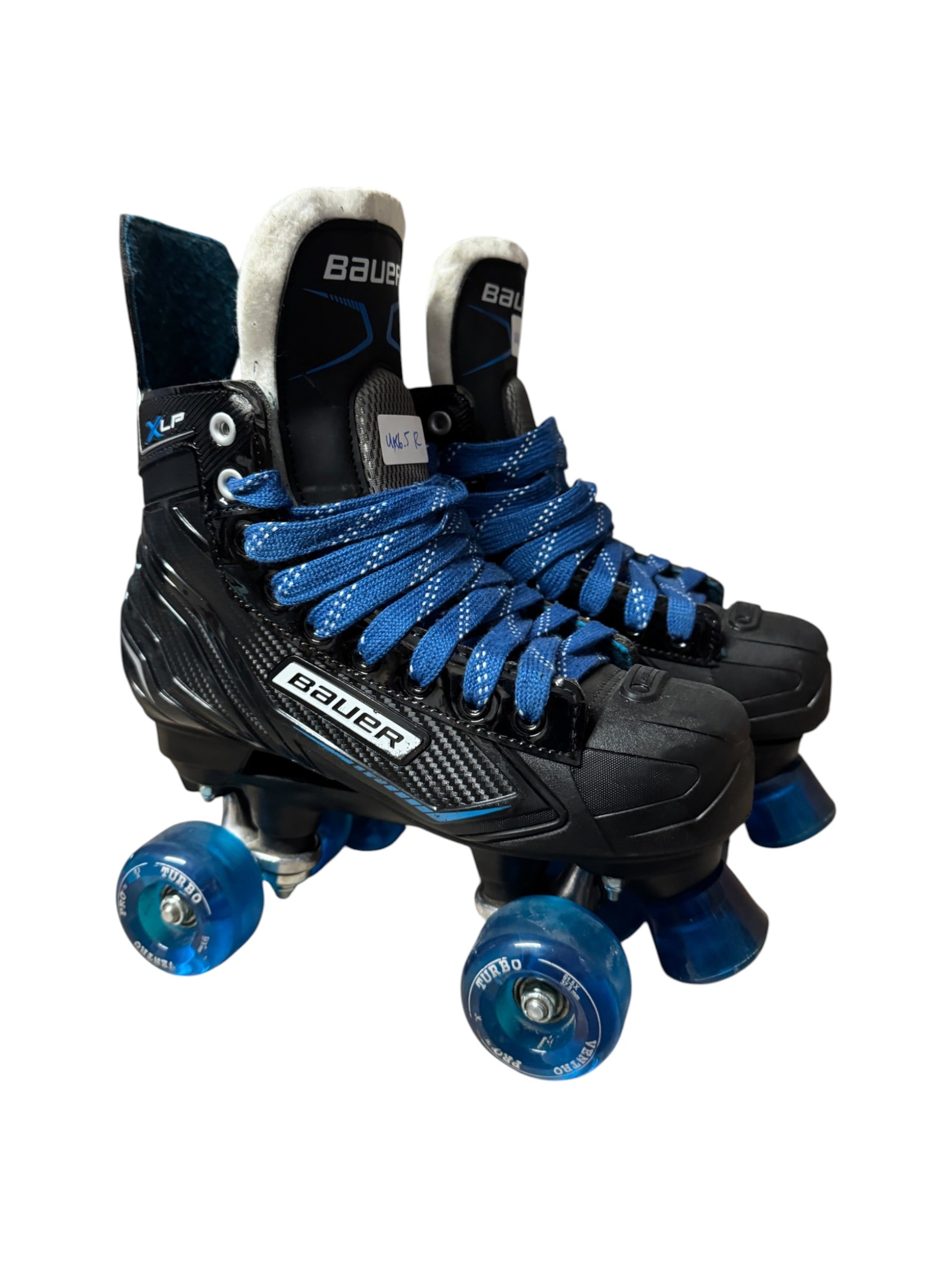 Renewed UK6.5 Bauer XLP quad Rollerskates fullbuild