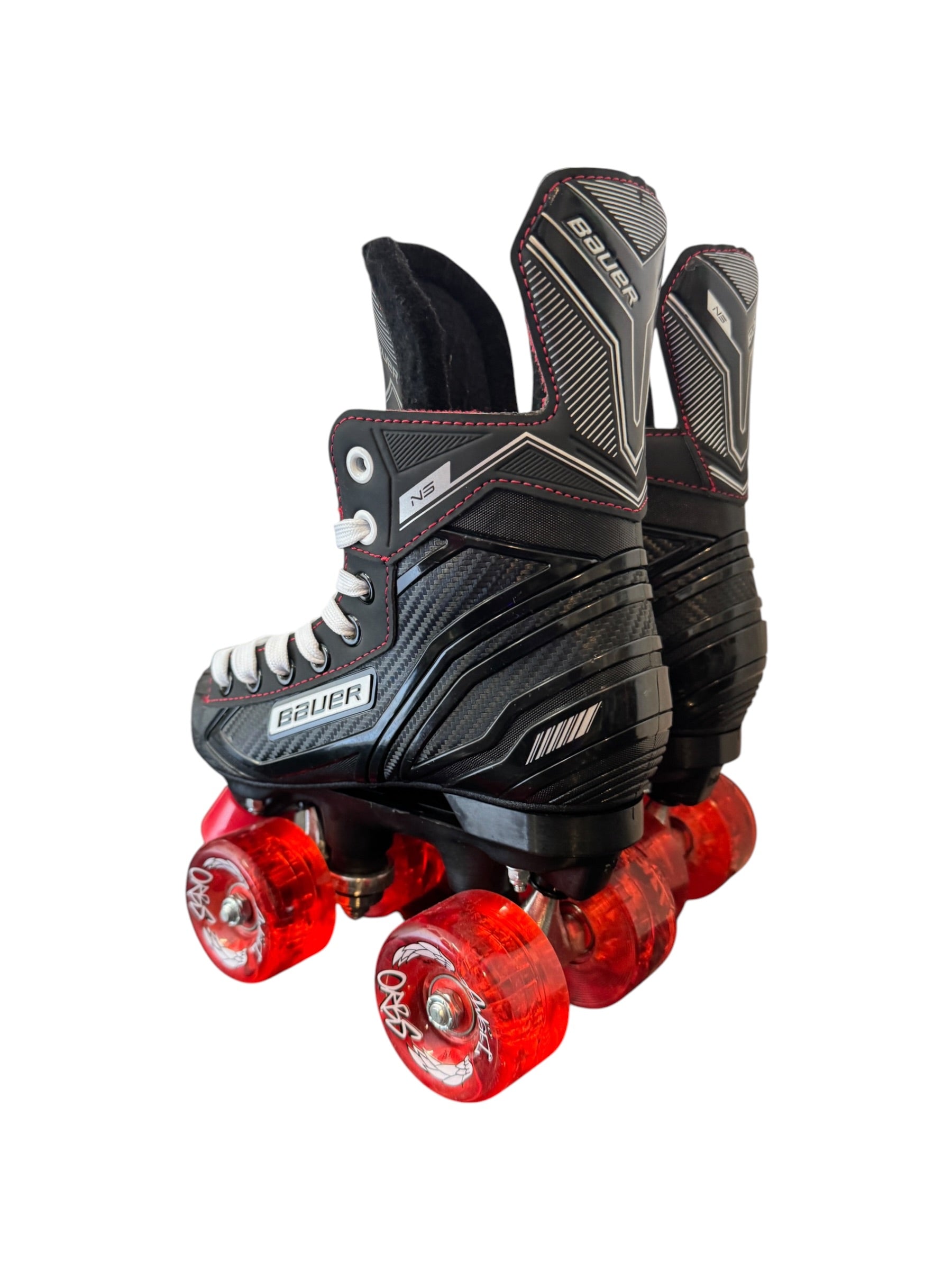 Renewed UK3.5 Bauer NS quad Roller-skates full build