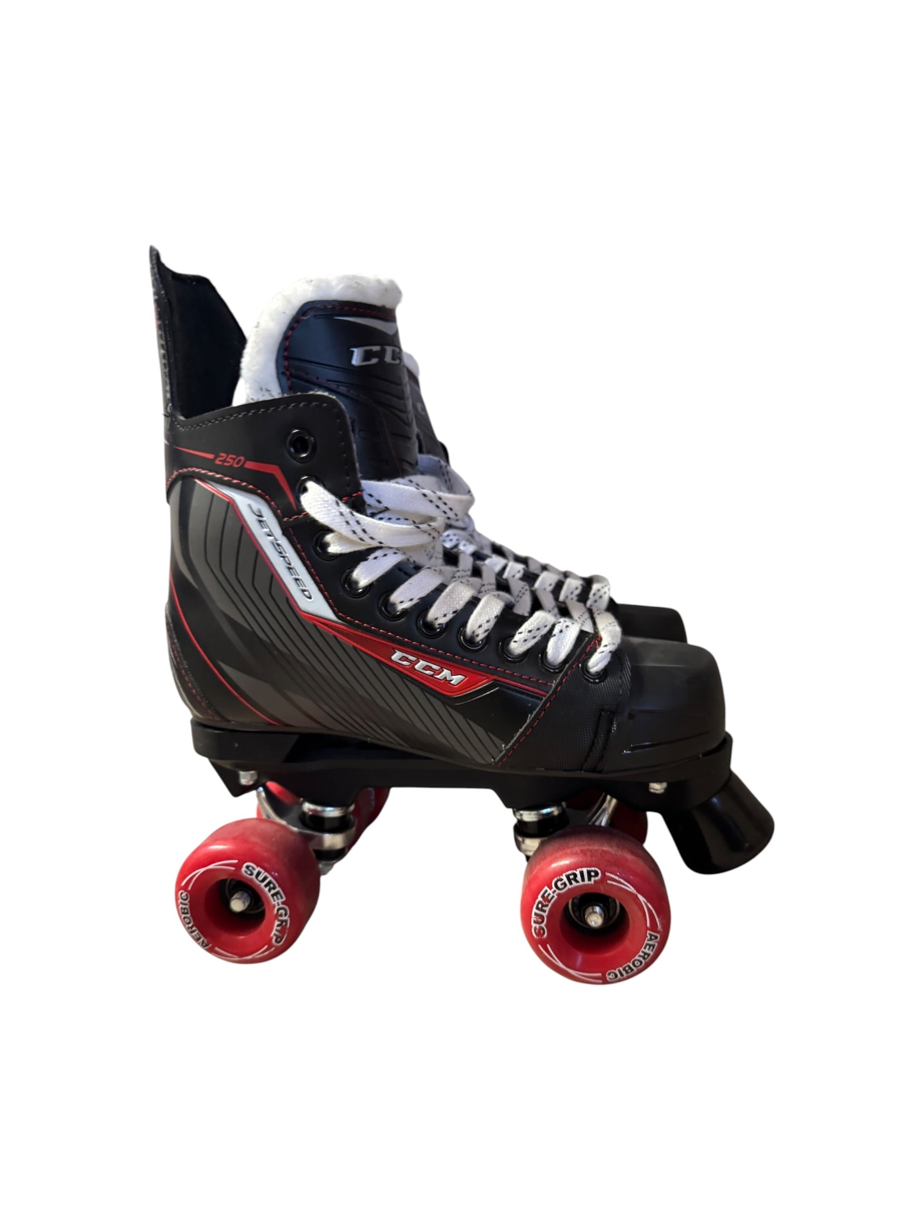 Renewed UEU42 UK8 CCM RBZ 40 Quad Roller Skates Full build custom