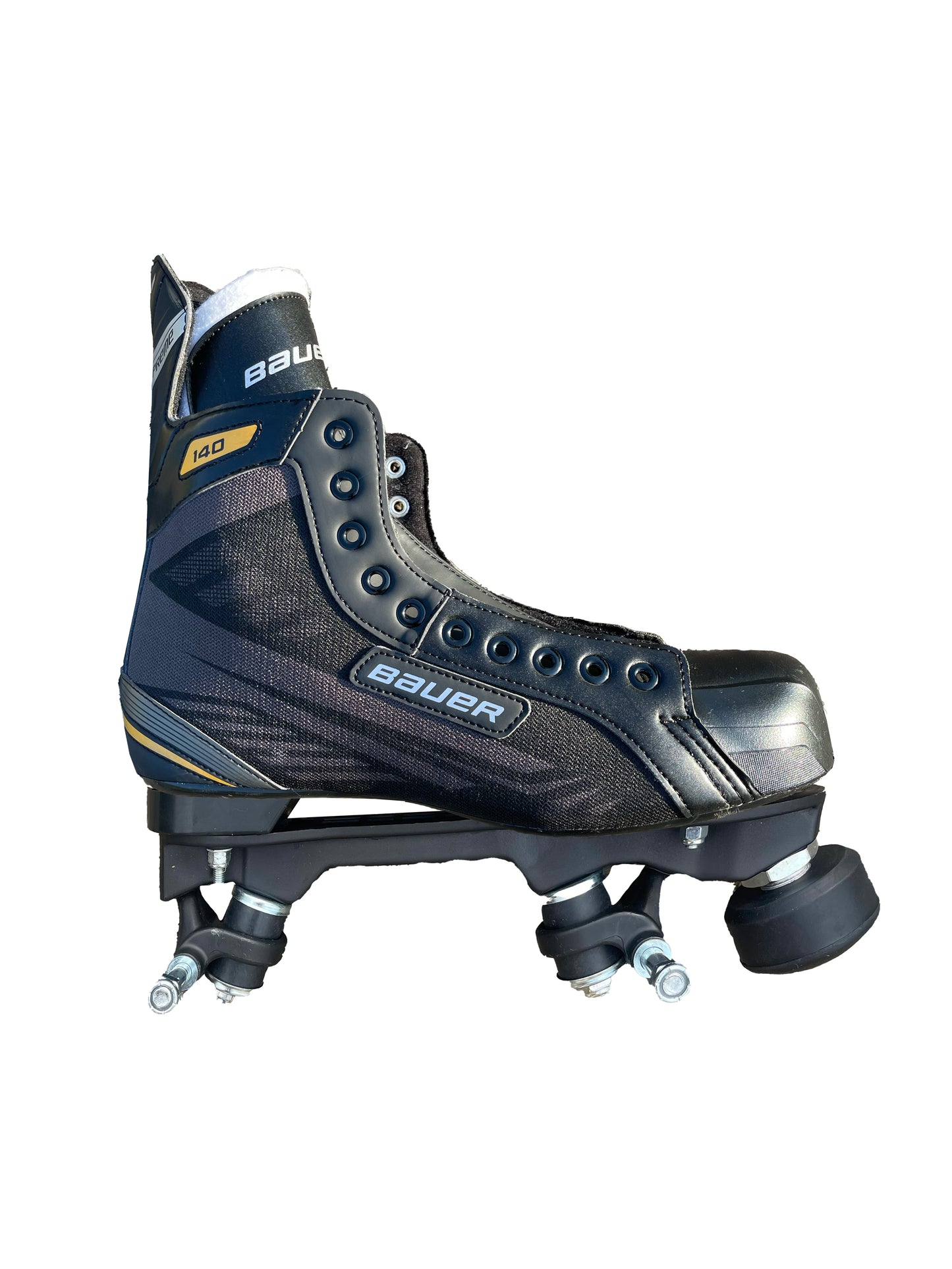 UK8 Bauer Supreme 140 Quad custom built roller skates