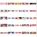 Vinyl Anime Eyes Stickers