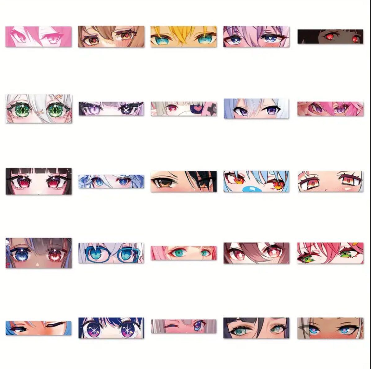 Vinyl Anime Eyes Stickers