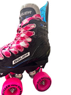 Renewed UK1.5 Bauer NS quad Rollerskates full build