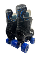 Renewed UK8.5 Bauer XLP quad Roller-skates full build