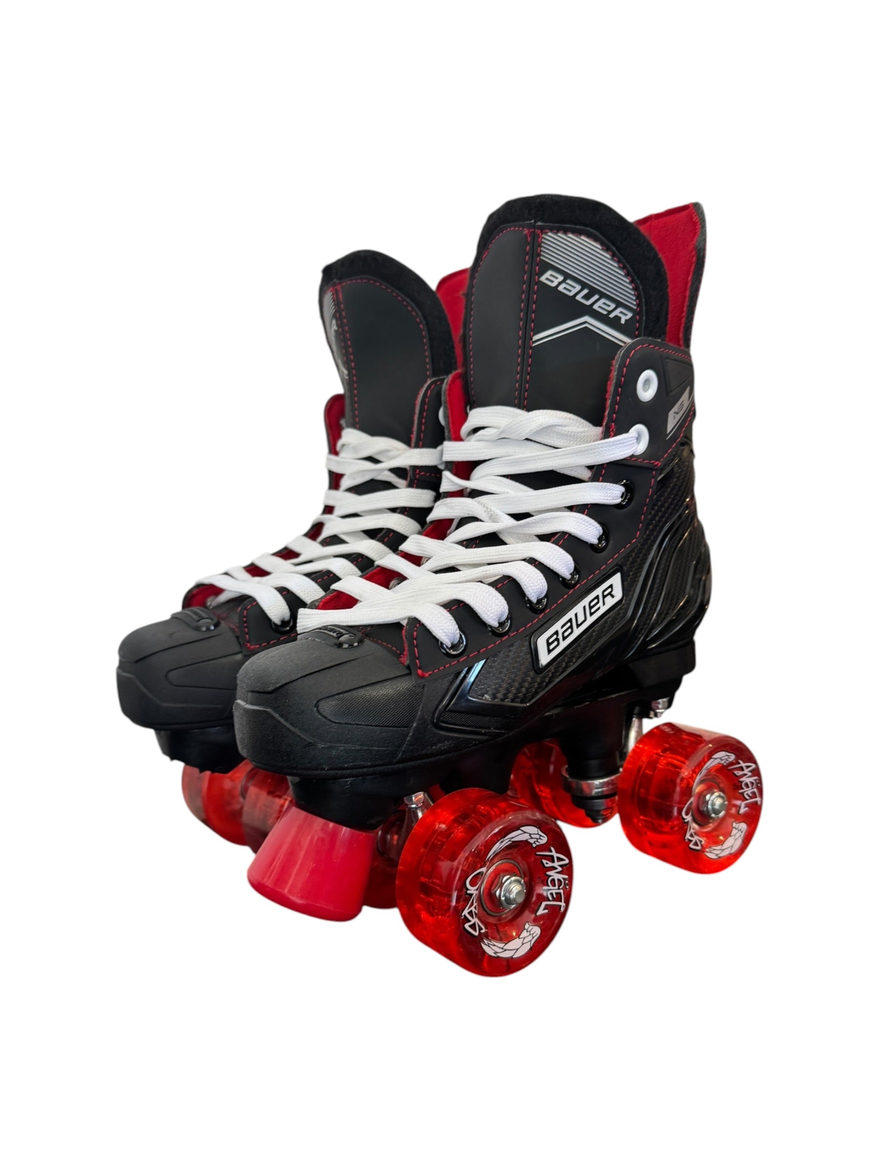 Renewed UK3.5 Bauer NS quad Roller-skates full build