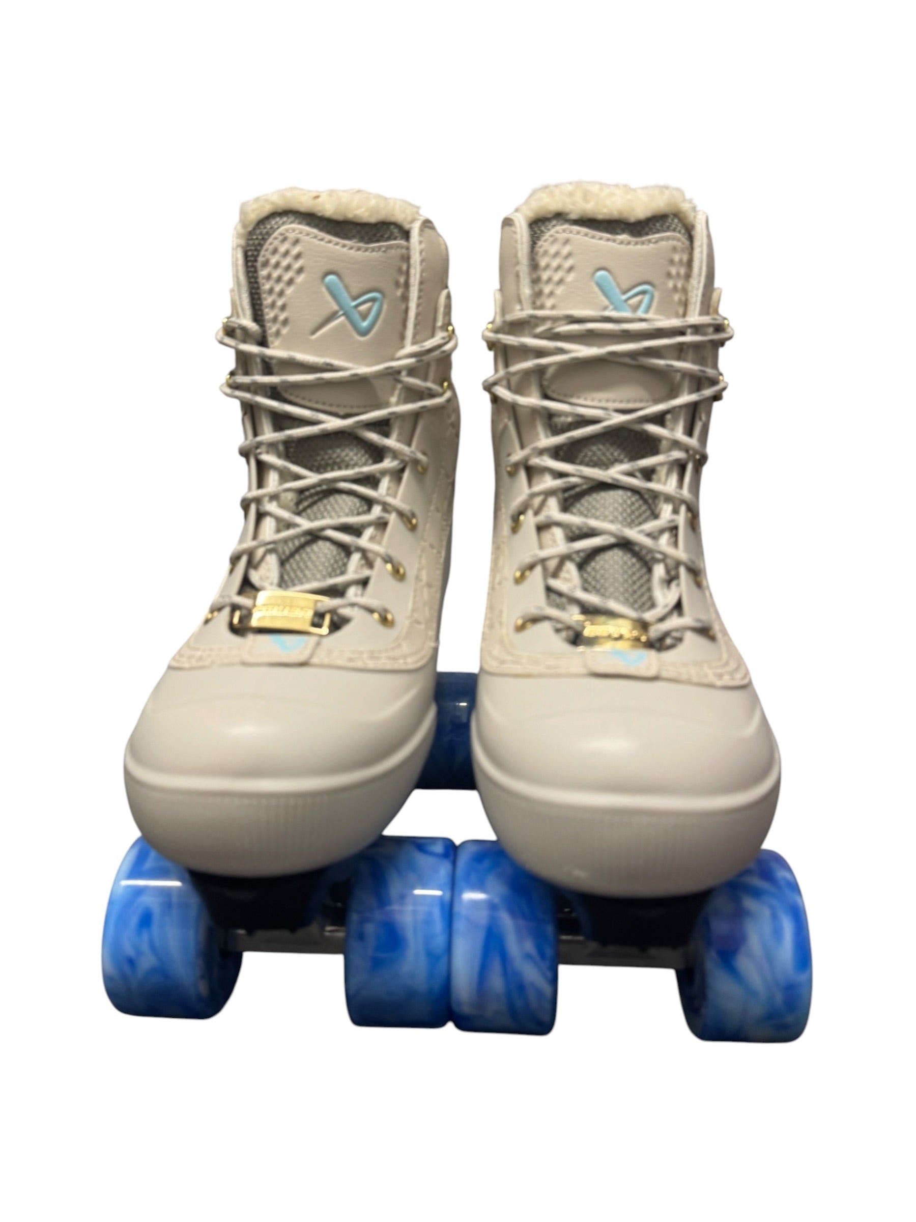 Renewed UK7.5 Bauer tremblant quad Rollerskates fullbuild