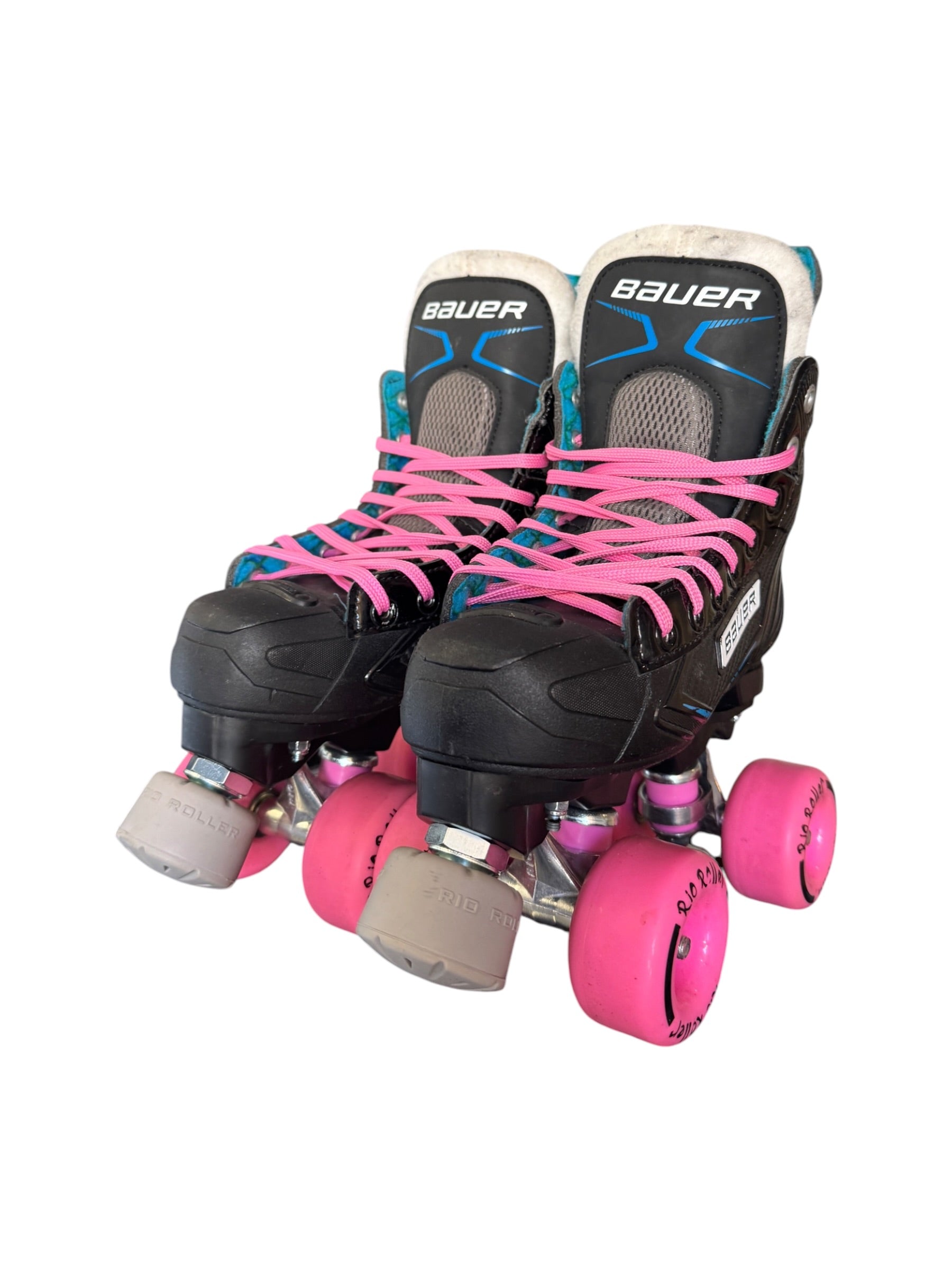 Renewed UK2.5 Bauer XLP quad Roller-skates full build