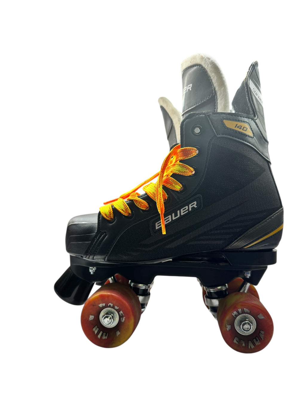 Renewed UK5 Bauer supreme 140 quad Rollerskates full build