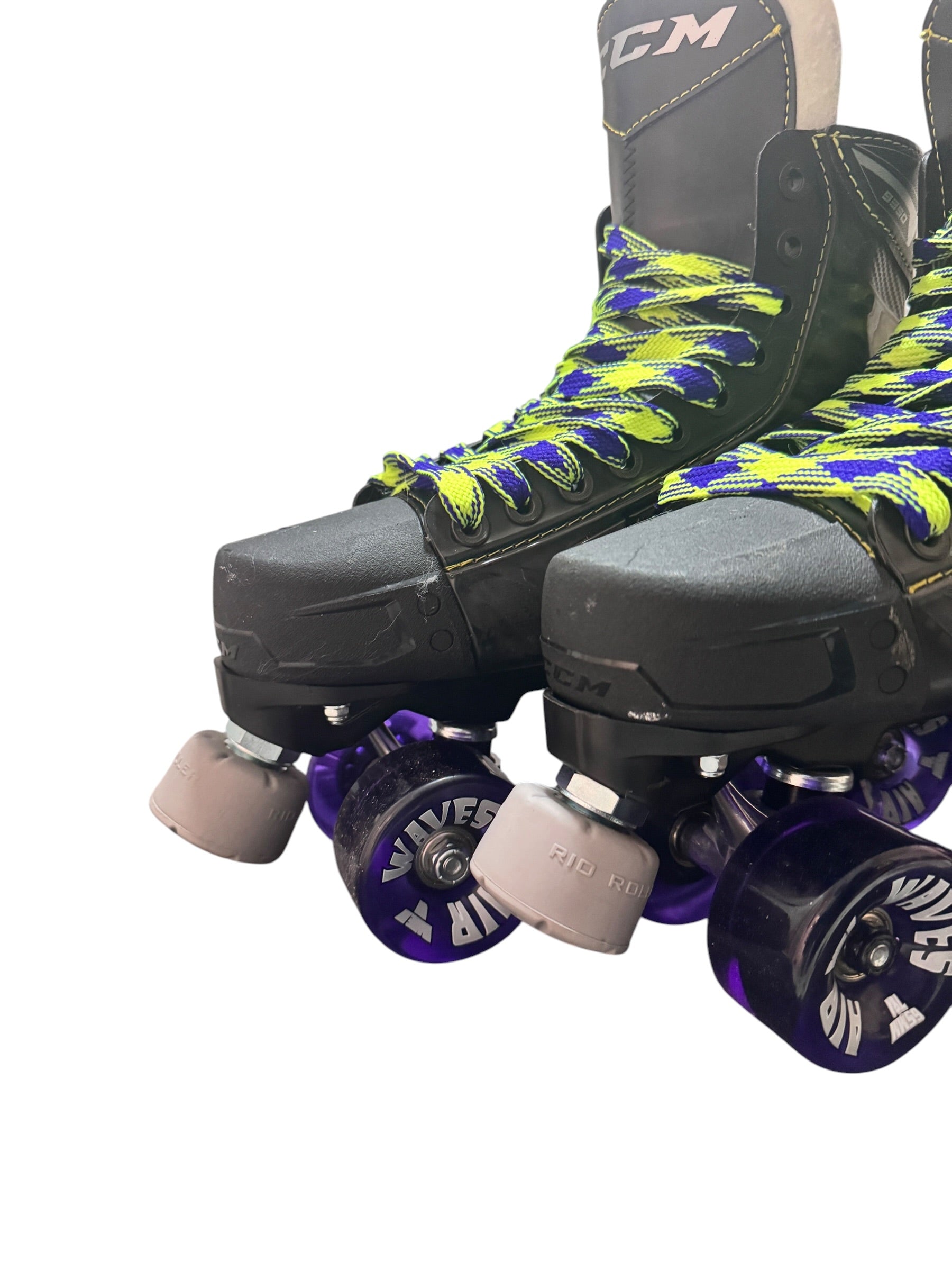 Renewed UK9.5 Bauer CCM quad Rollerskates full build