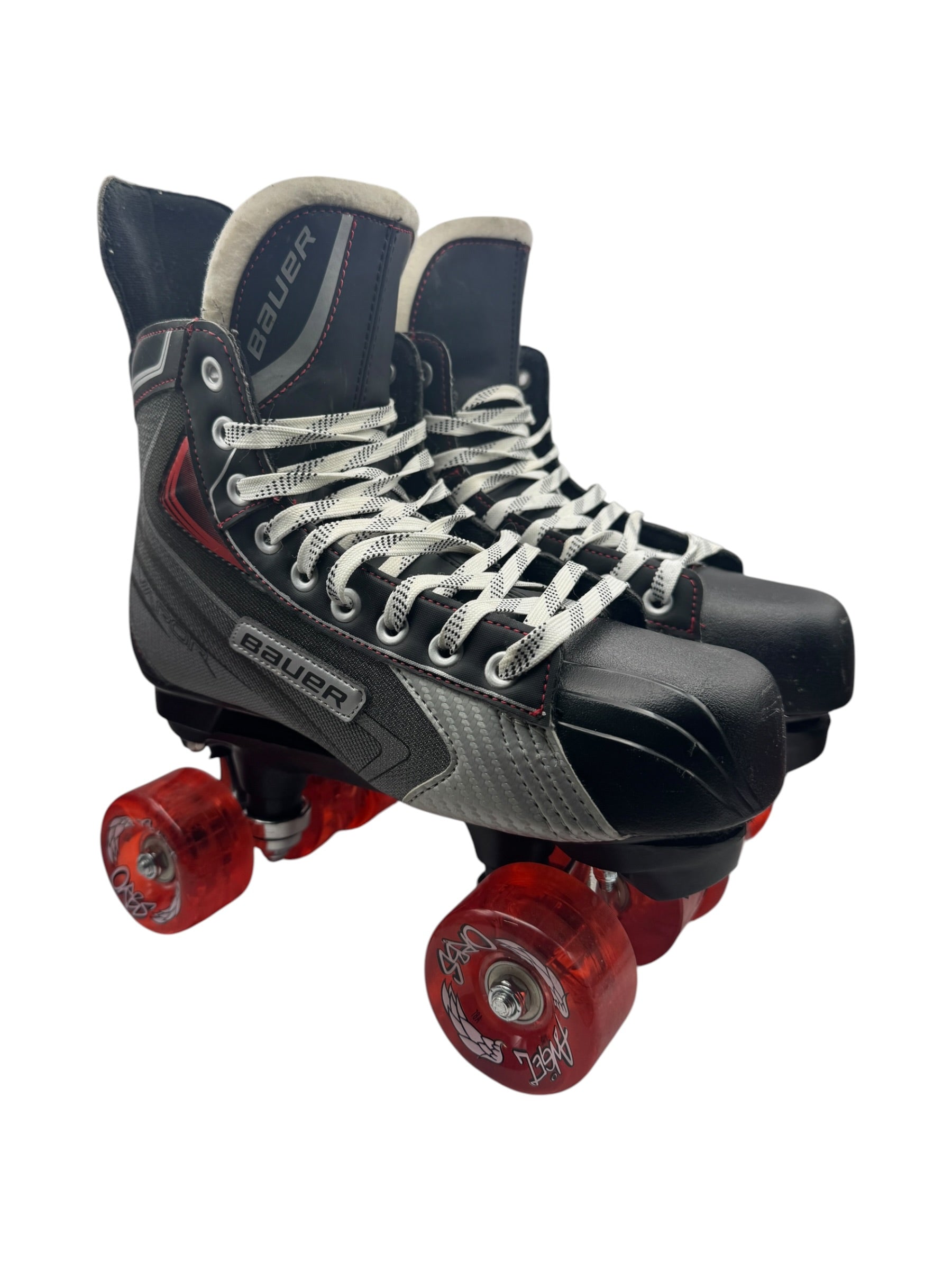 Renewed UK8.5 Bauer vapour elites quad Roller-skates full build
