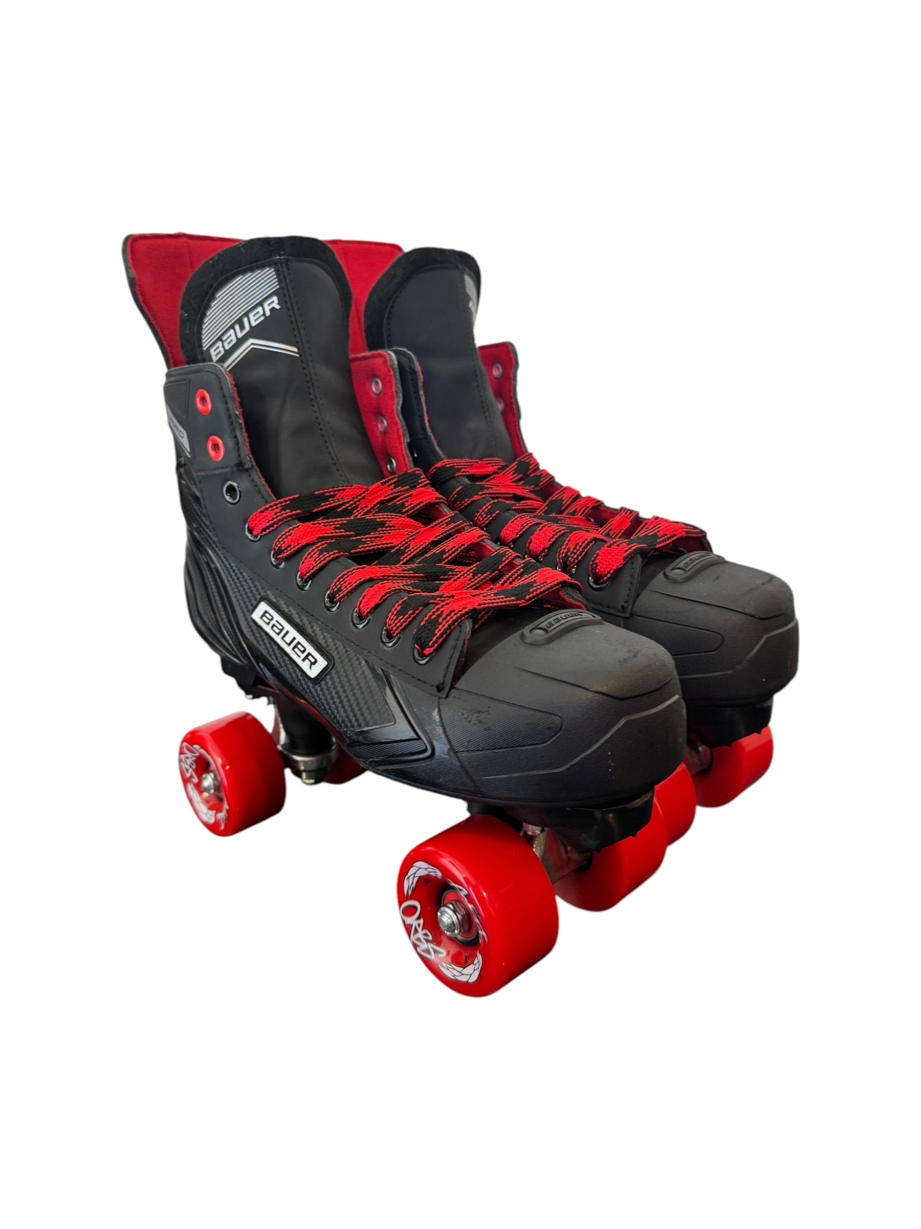 Renewed UK12.5 Bauer NS Pro quad Roller-skates full build